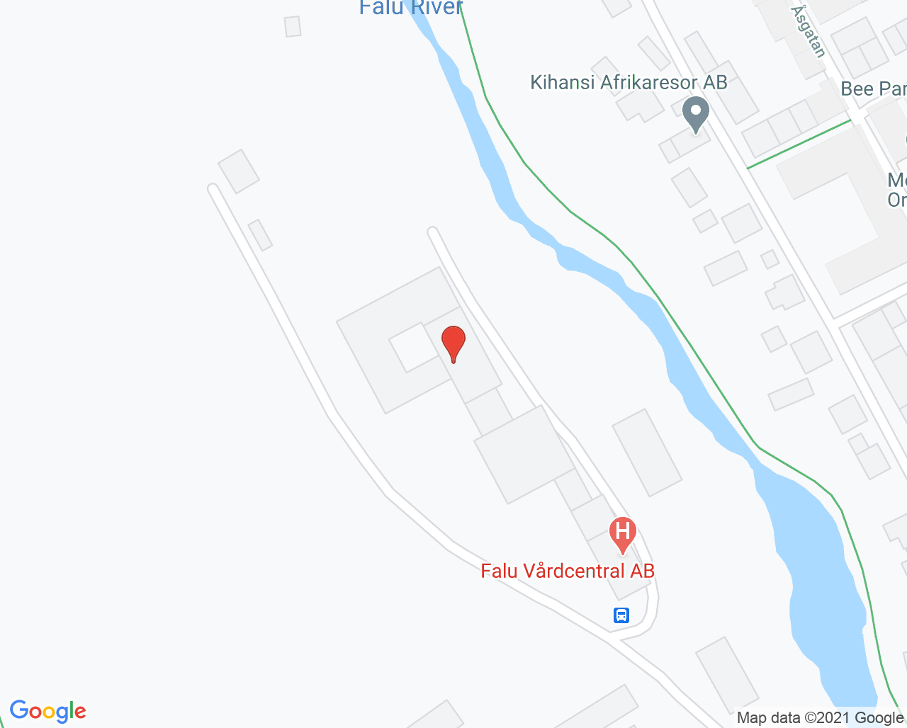 Karta till Barnavårdscentral Falu vårdcentral