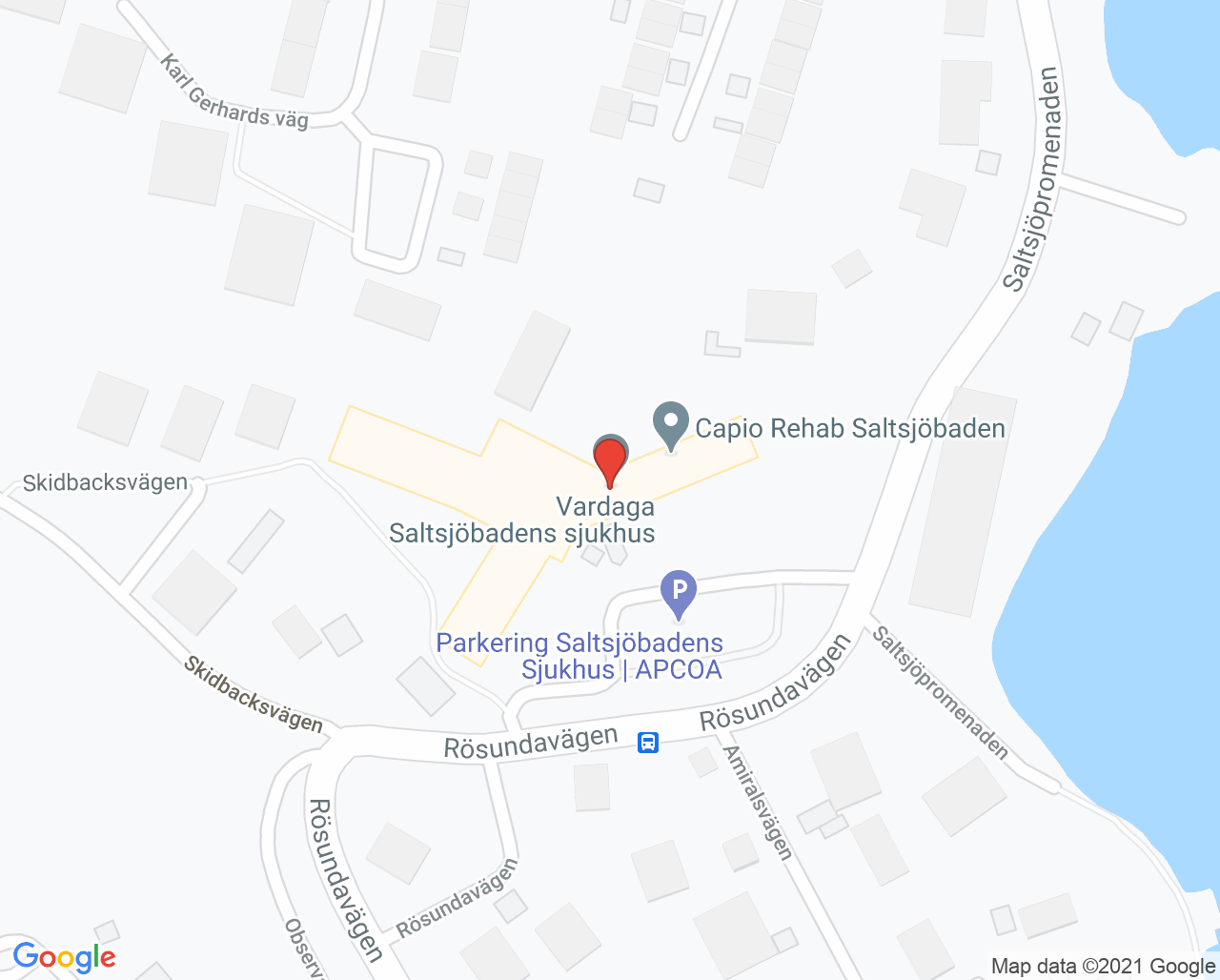 Karta till Tandläkare Stefan Mälstad