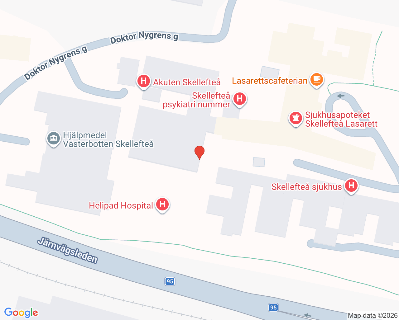 Karta till Ögon Skellefteå