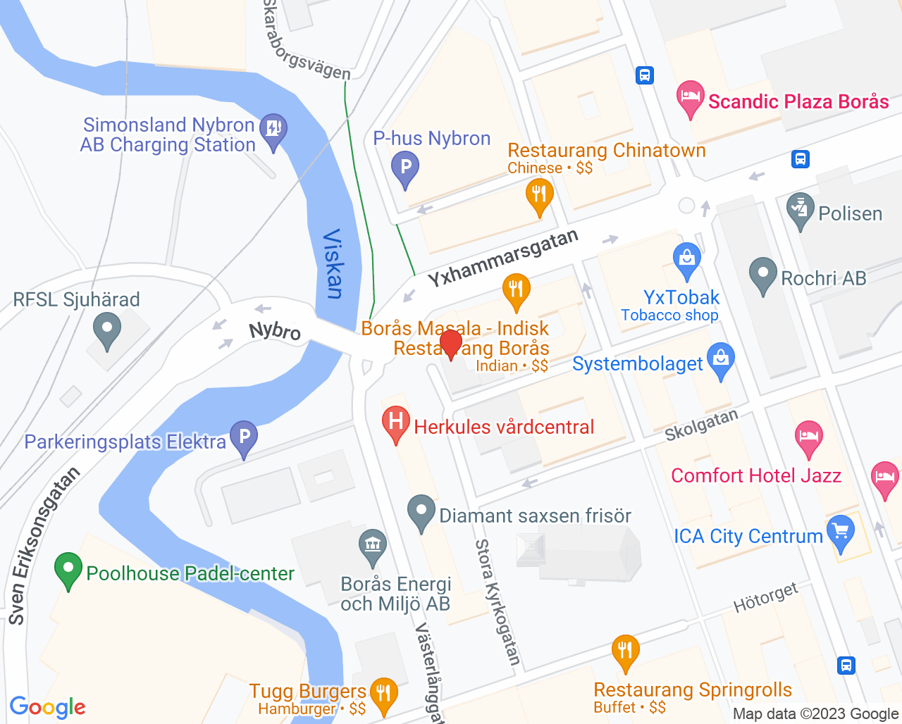 Karta till DR SMILE Borås