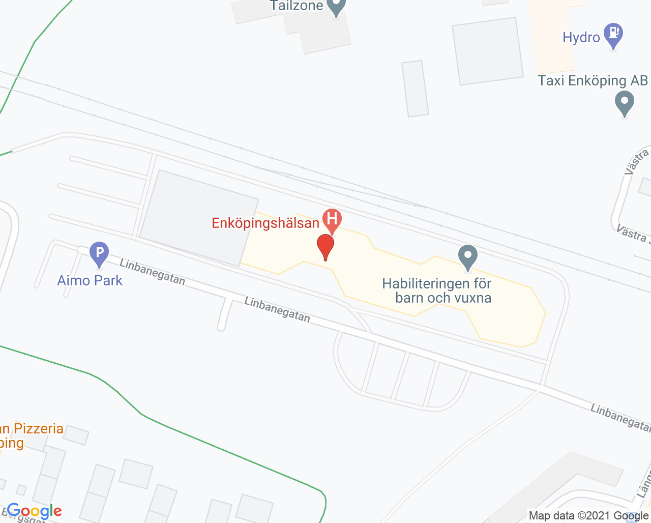 Karta till Distriktsläkare Enköpingshälsan, Enköping