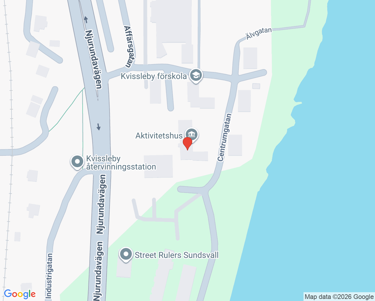 Karta till Folktandvården Kvissleby