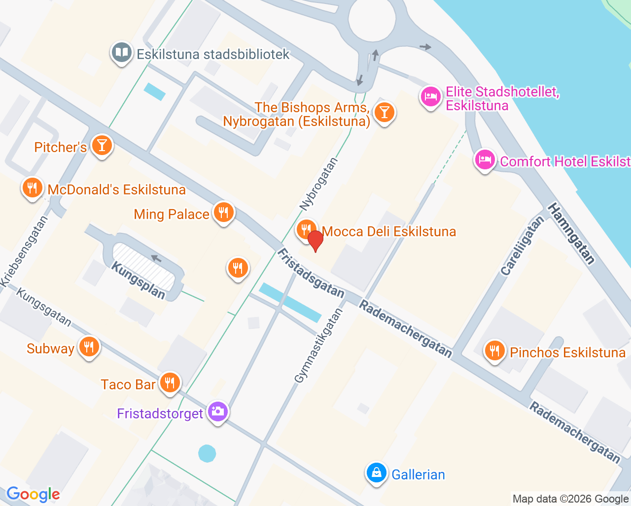 Karta till Eskilstuna Tandläkarteam, Eskilstuna