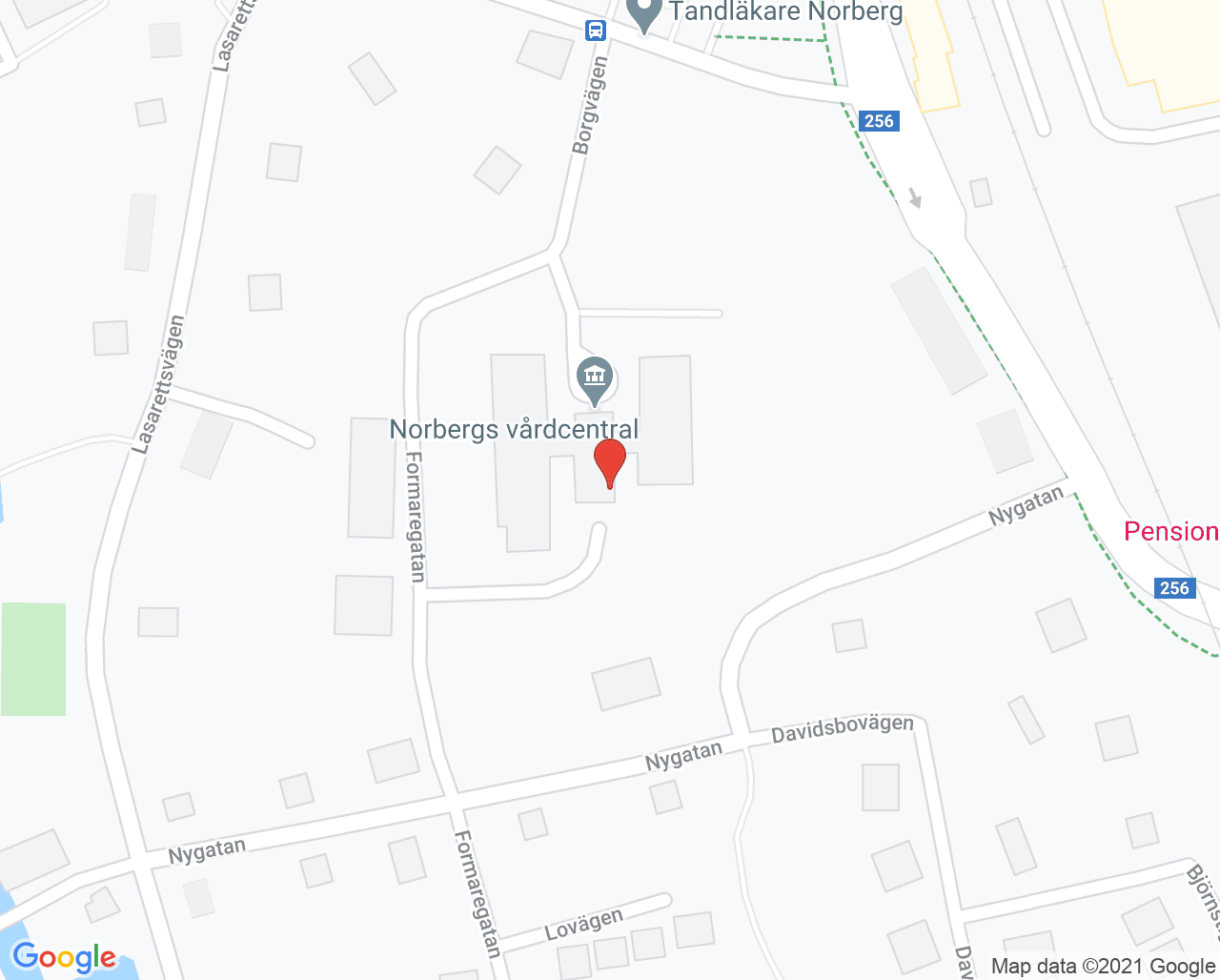 Karta till Folktandvården Norberg