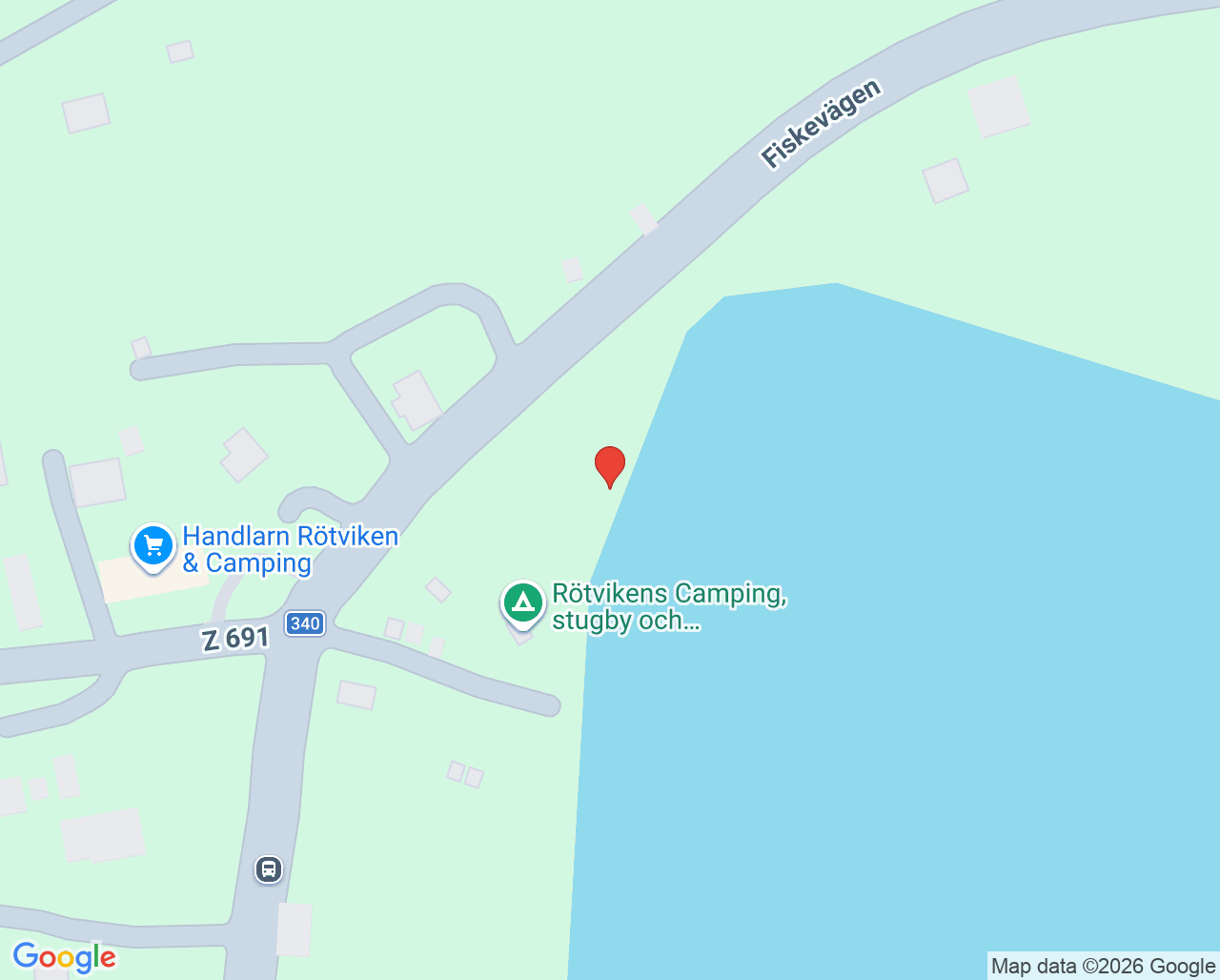 Karta till Rötvikens distriktssköterskemottagning