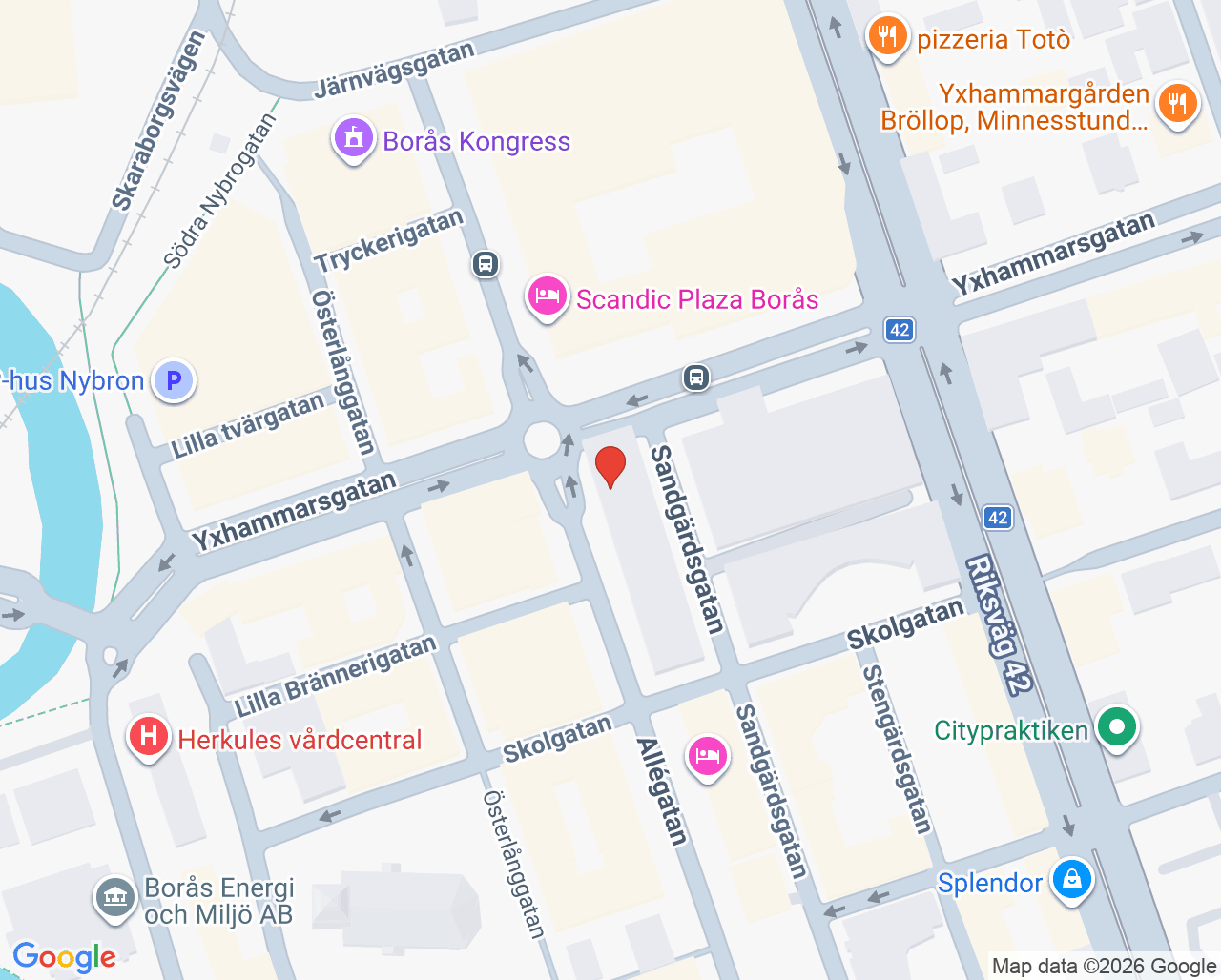 Karta till Plaza Tandvård Storvik
