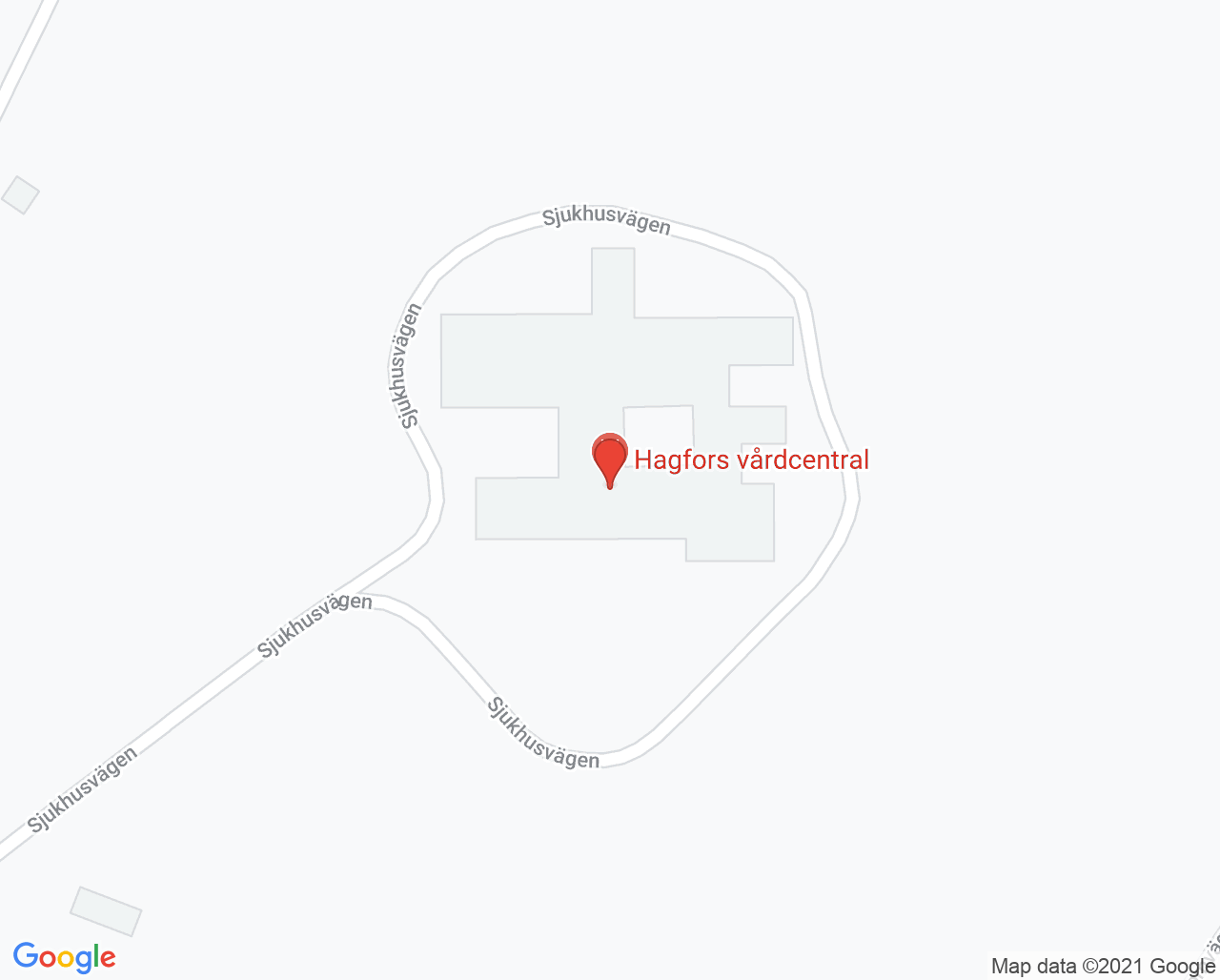 Karta till Vårdcentralen Hagfors Ekshärad