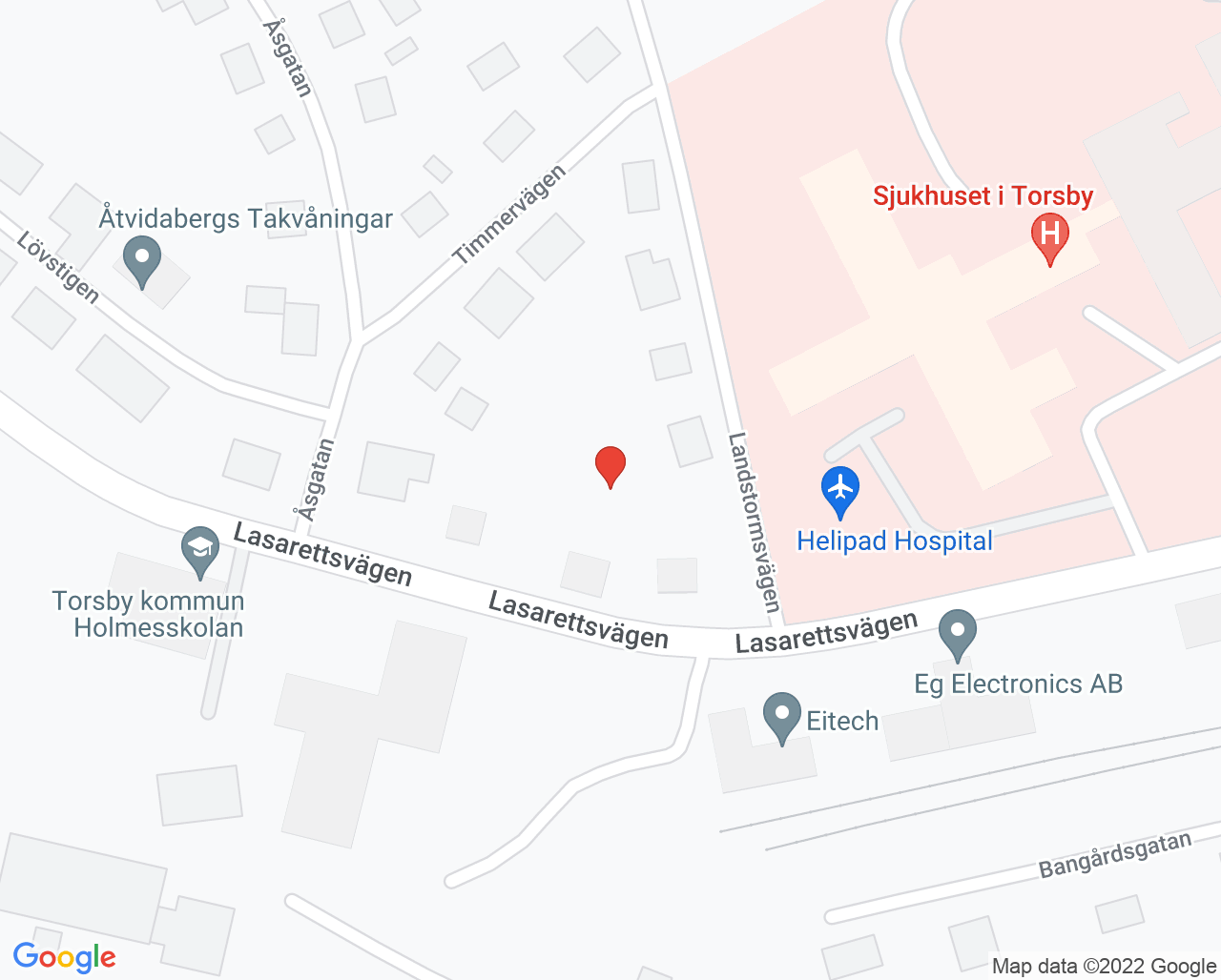 Karta till Psykiatrisk mottagning Torsby
