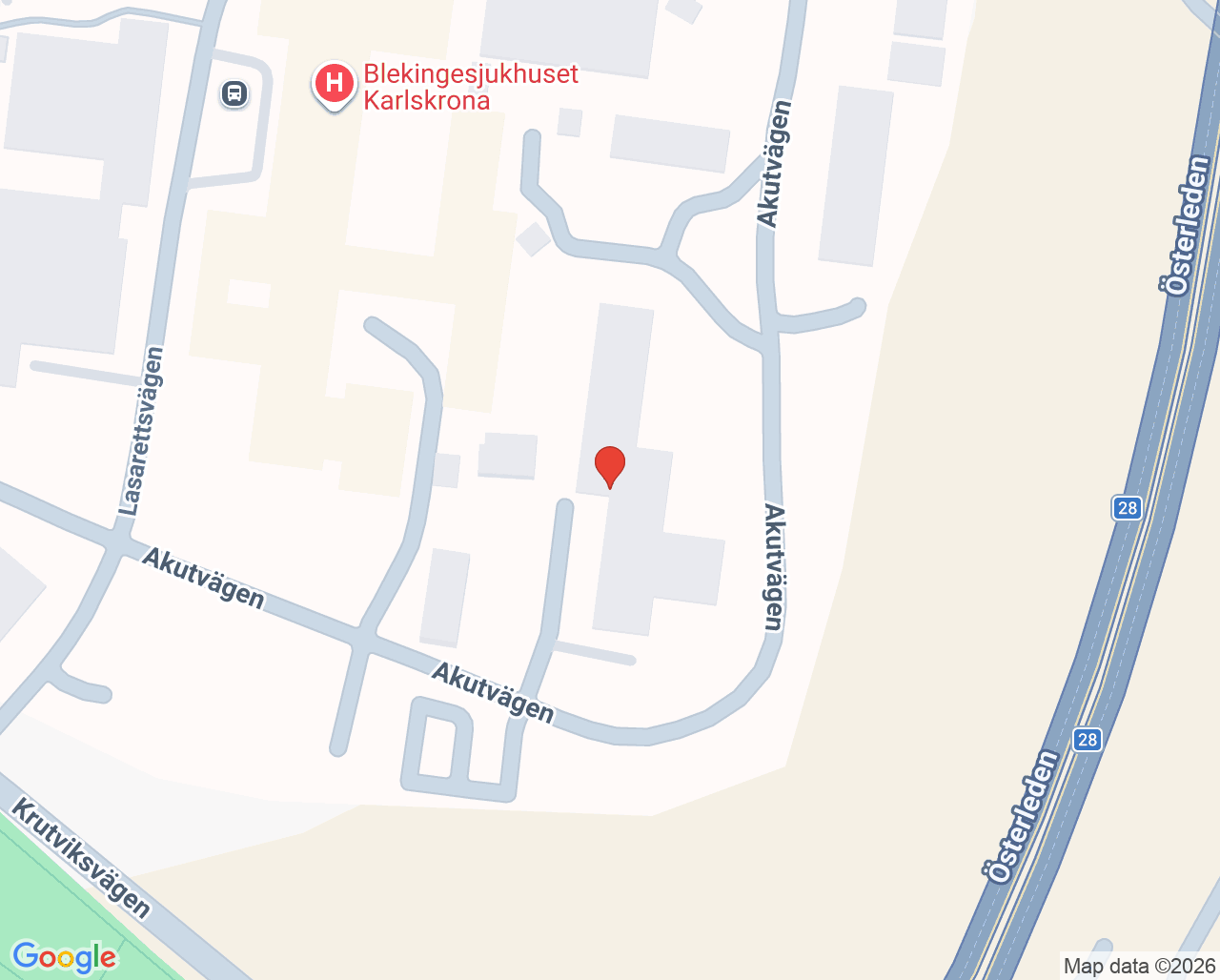 Karta till Smittskyddsenheten
