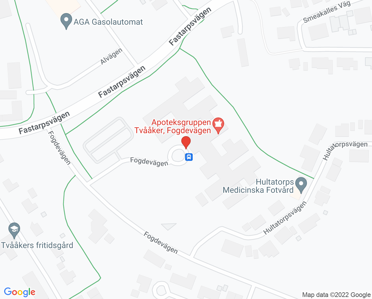 Karta till Folktandvården Tvååker