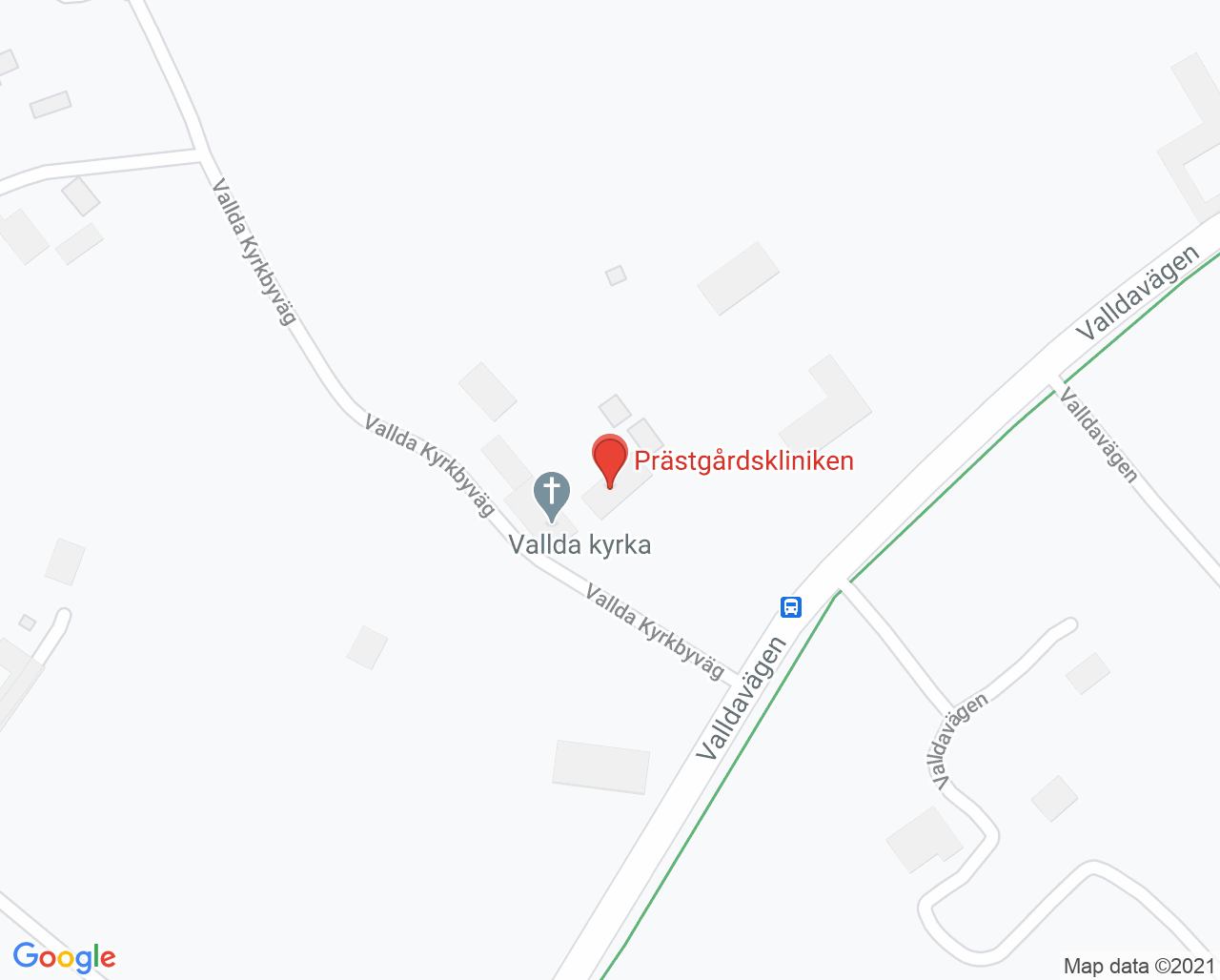 Karta till Prästgårdskliniken