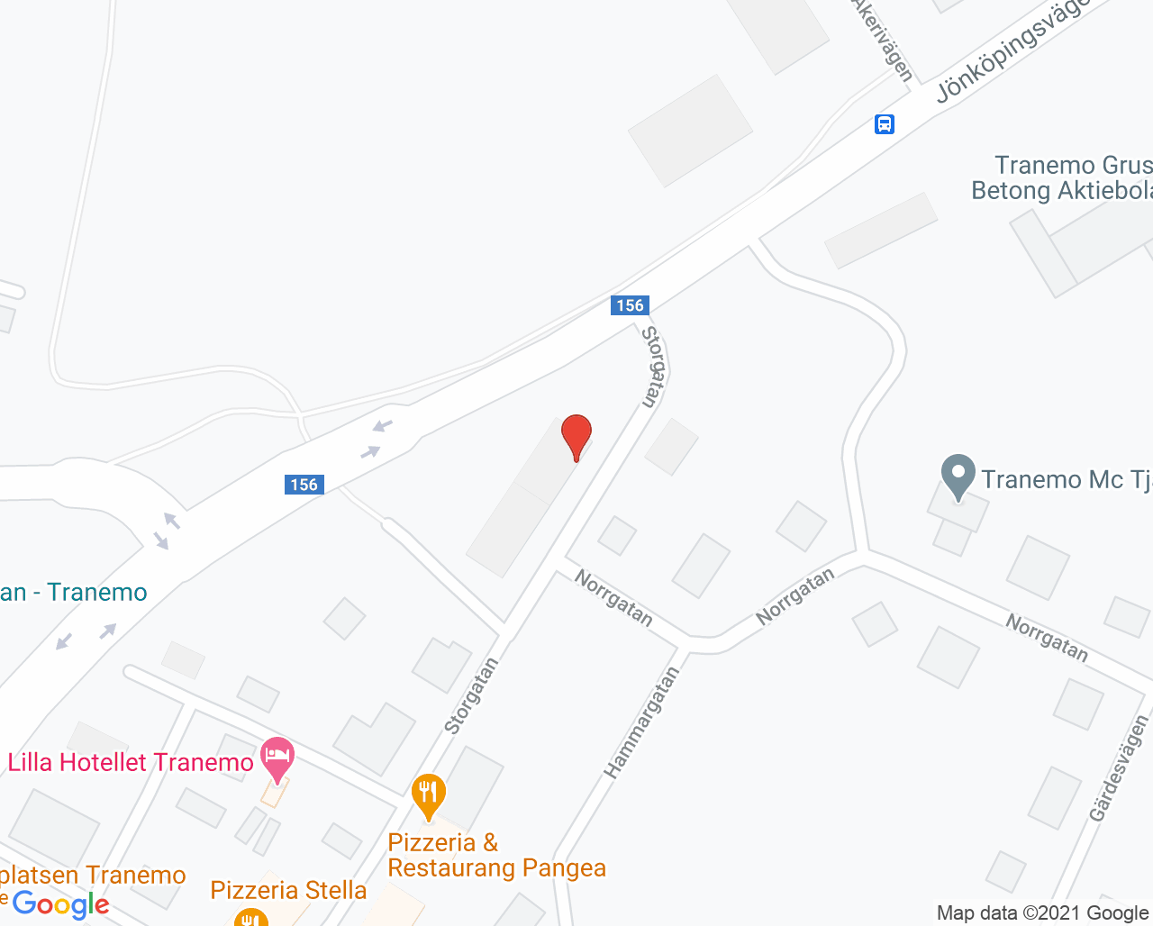 Karta till Tranehälsan, Tranemo