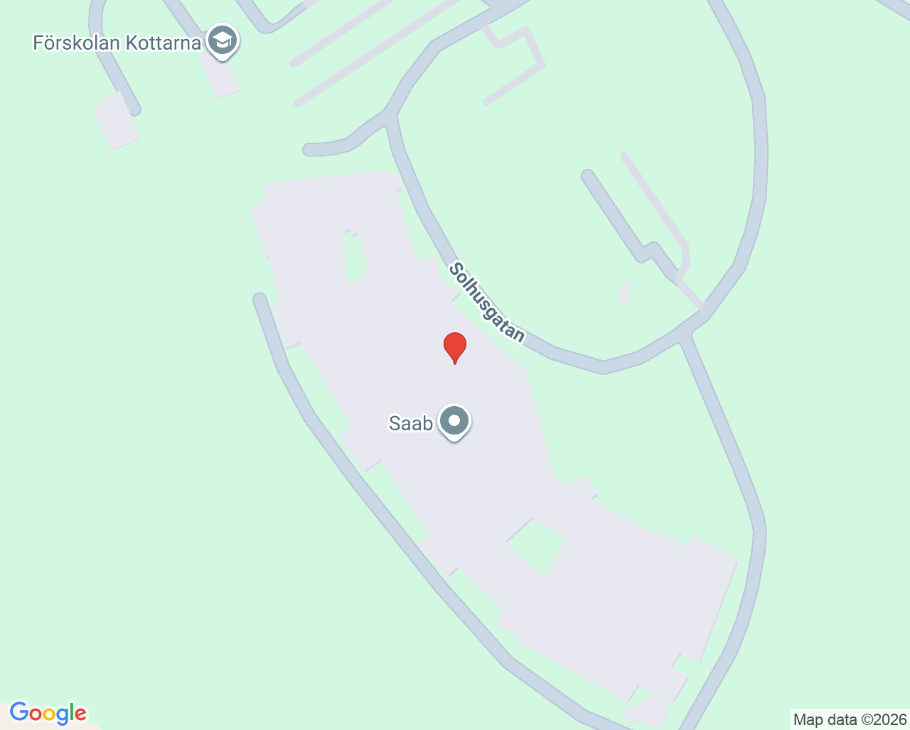 Karta till GeBlod hållplats Kallebäcks teknikpark, Göteborg