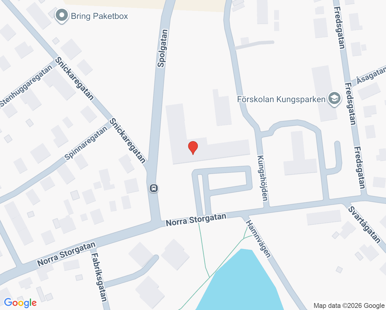Karta till Bra Liv Tranås vårdcentral