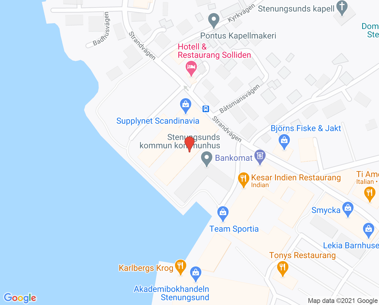 Karta till Folktandvården Stenungsund, Stenungsund