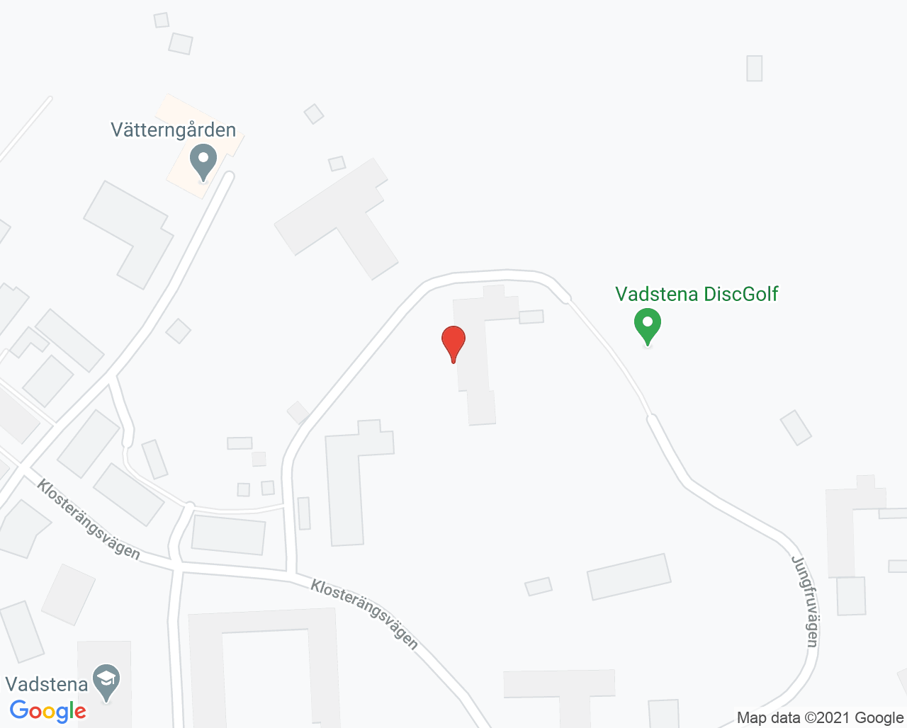 Karta till Avdelning C1, Rättspsykiatriska regionkliniken