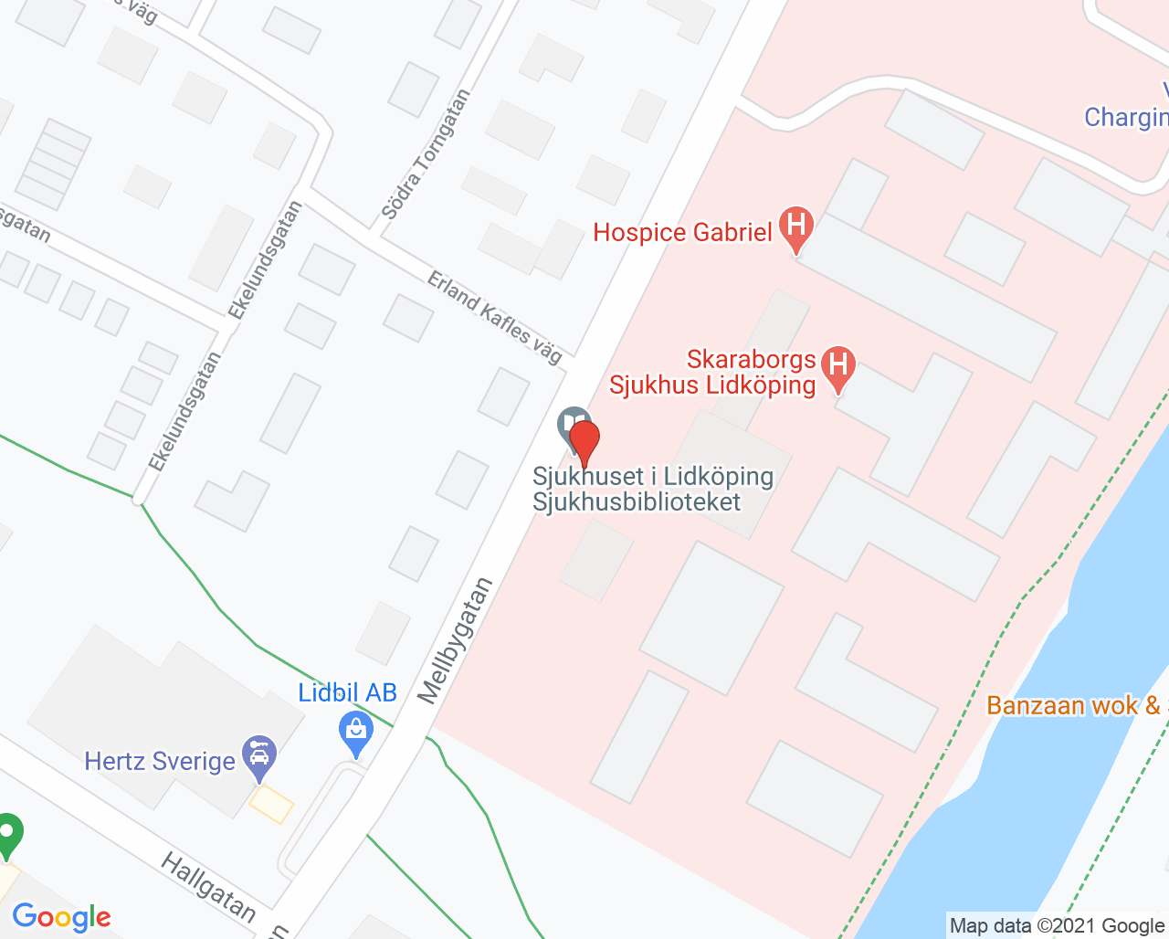 Karta till Kuratormottagning Lidköping