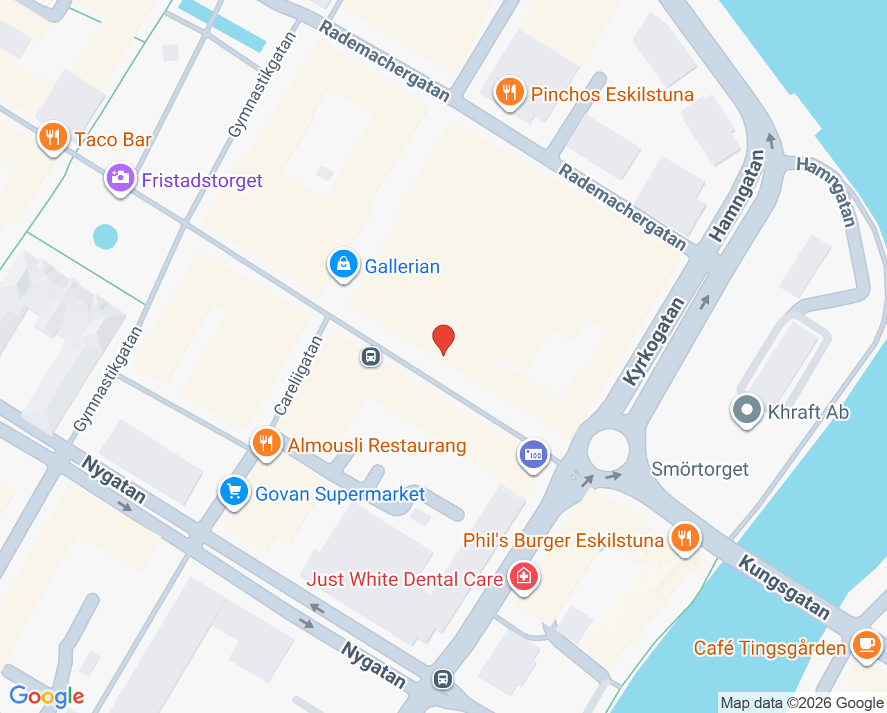 Karta till Tolkcentralen, Eskilstuna