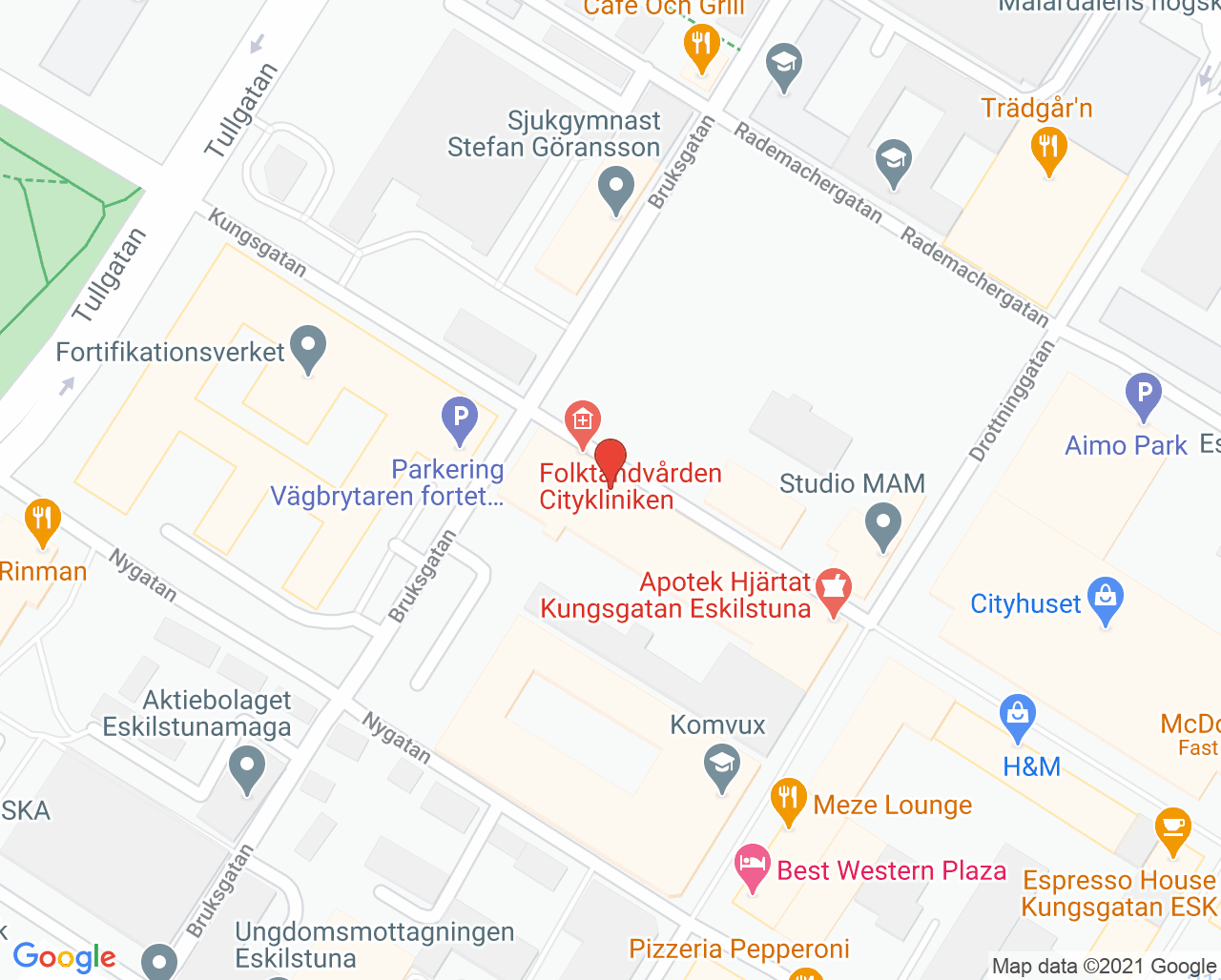 Karta till Folktandvården Eskilstuna City, Folktandvården Sörmland AB