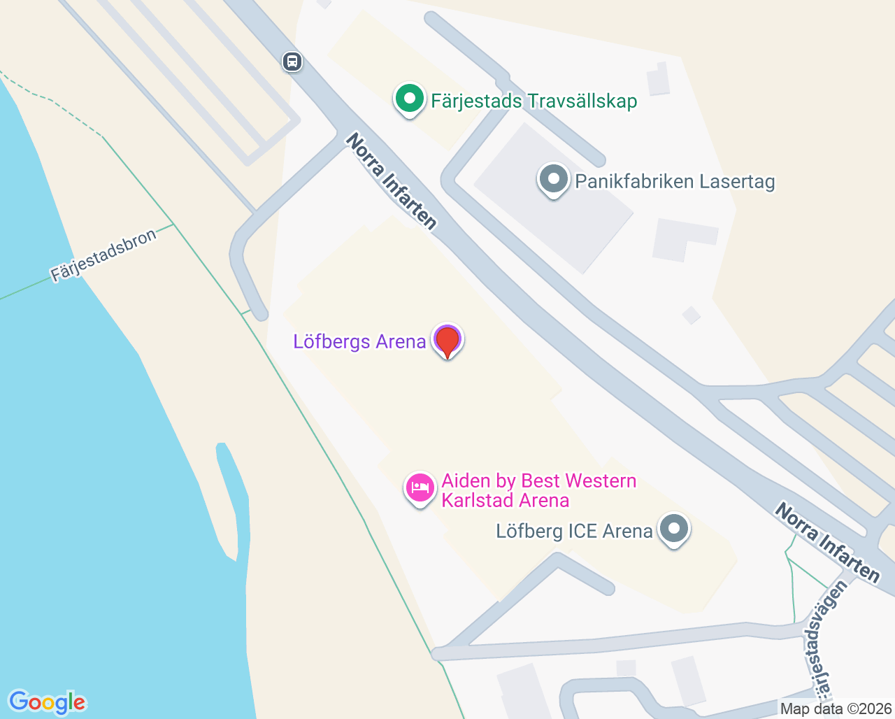 Karta till Familjeläkaren i Sverige - Karlstad