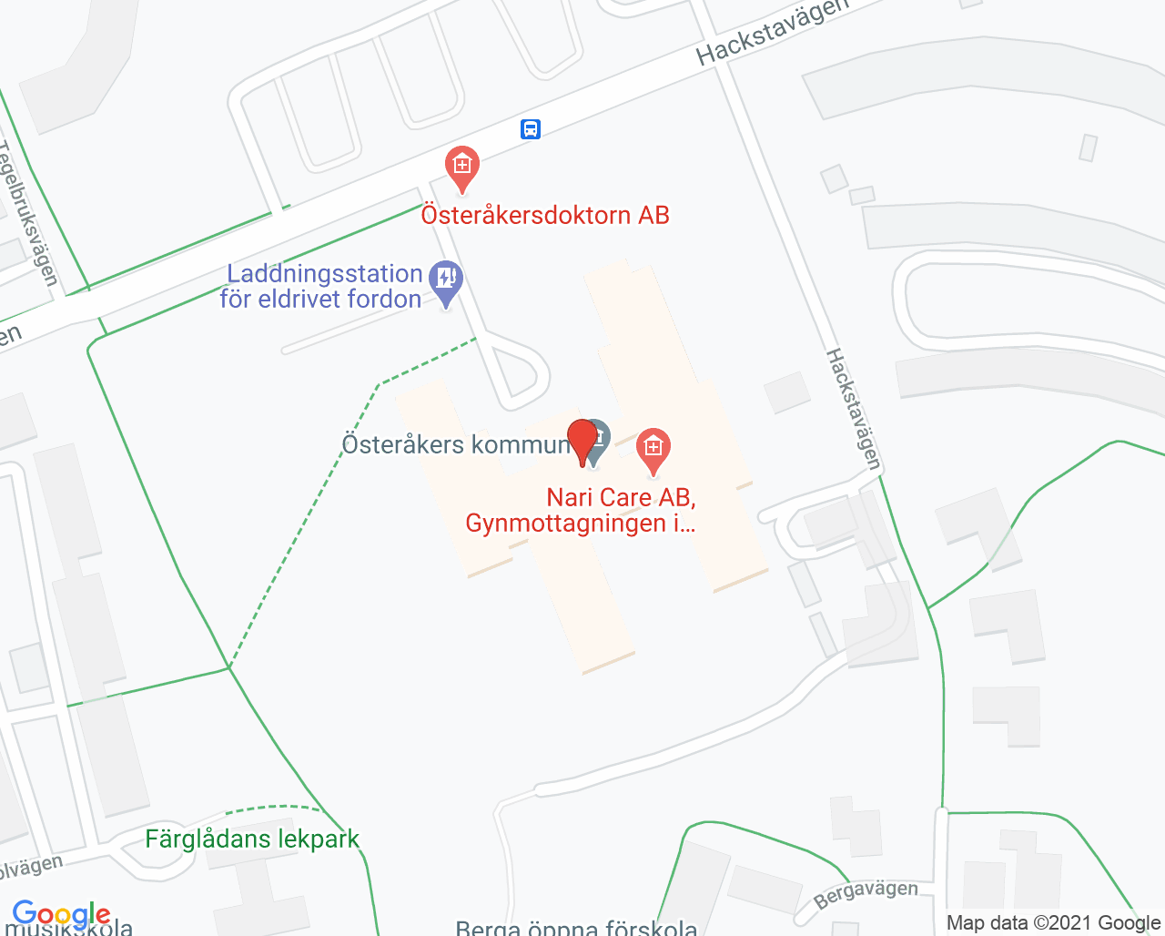Karta till HÖR Stockholm Åkersberga