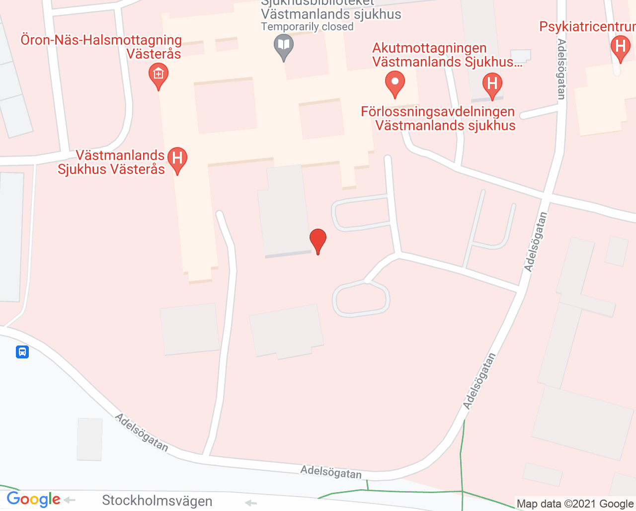 Karta till Diagnostiskt centrum, Västerås