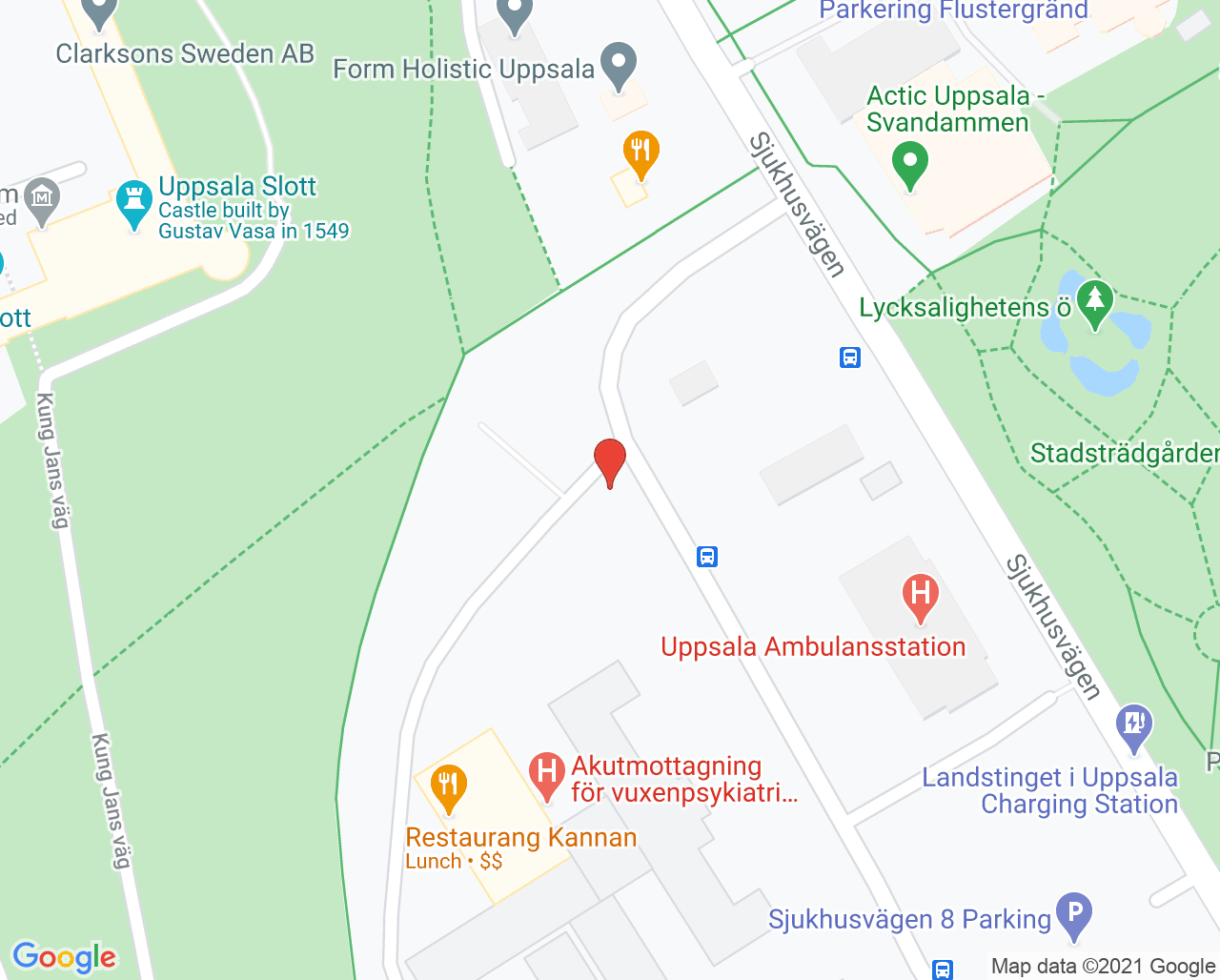 Karta till Mohammad Alimohammadi, Uppsala