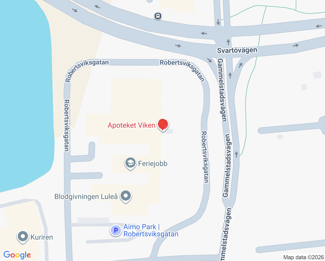 Karta till Vårdgarantienheten
