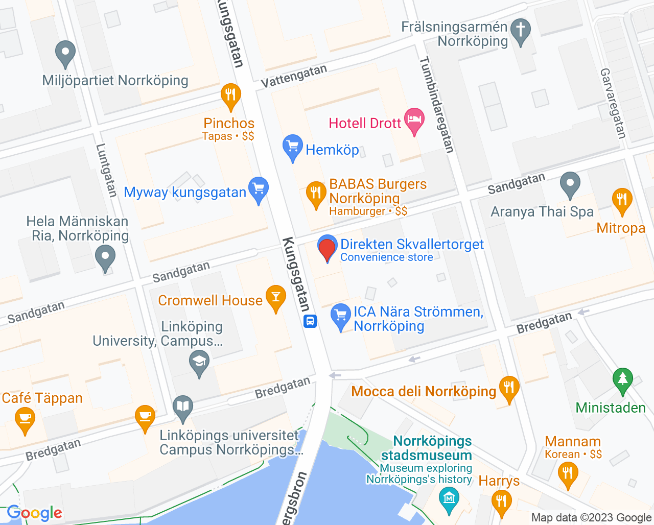 Karta till DR SMILE Norrköping City