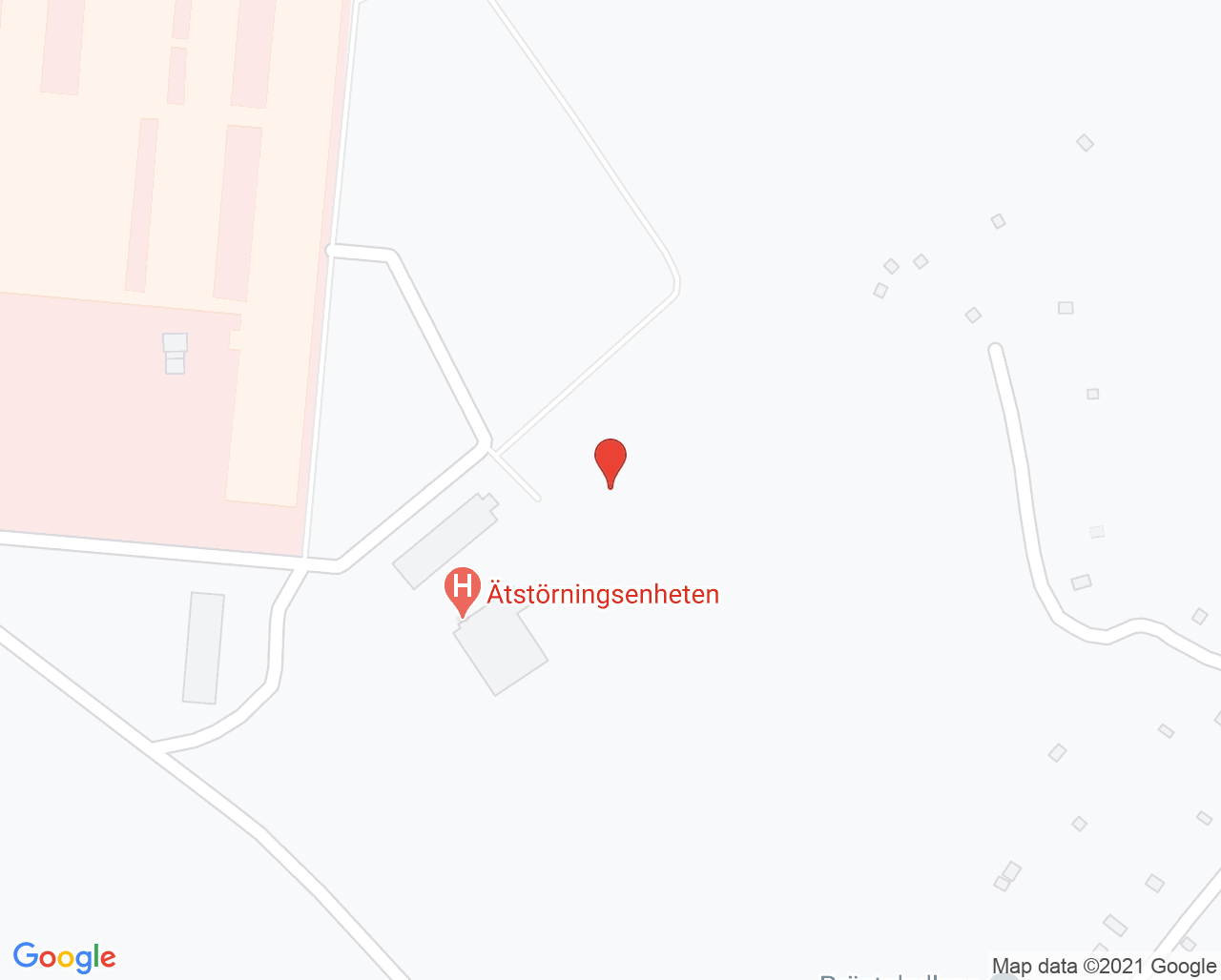 Karta till Förvaltningsledningen Psykiatrin Halland, Varberg