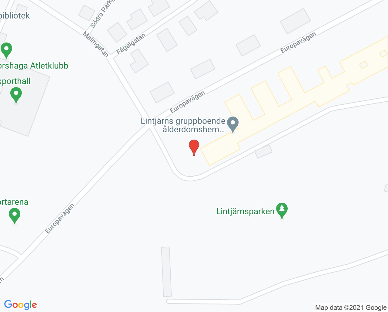 Karta till Vårdcentralen Forshaga