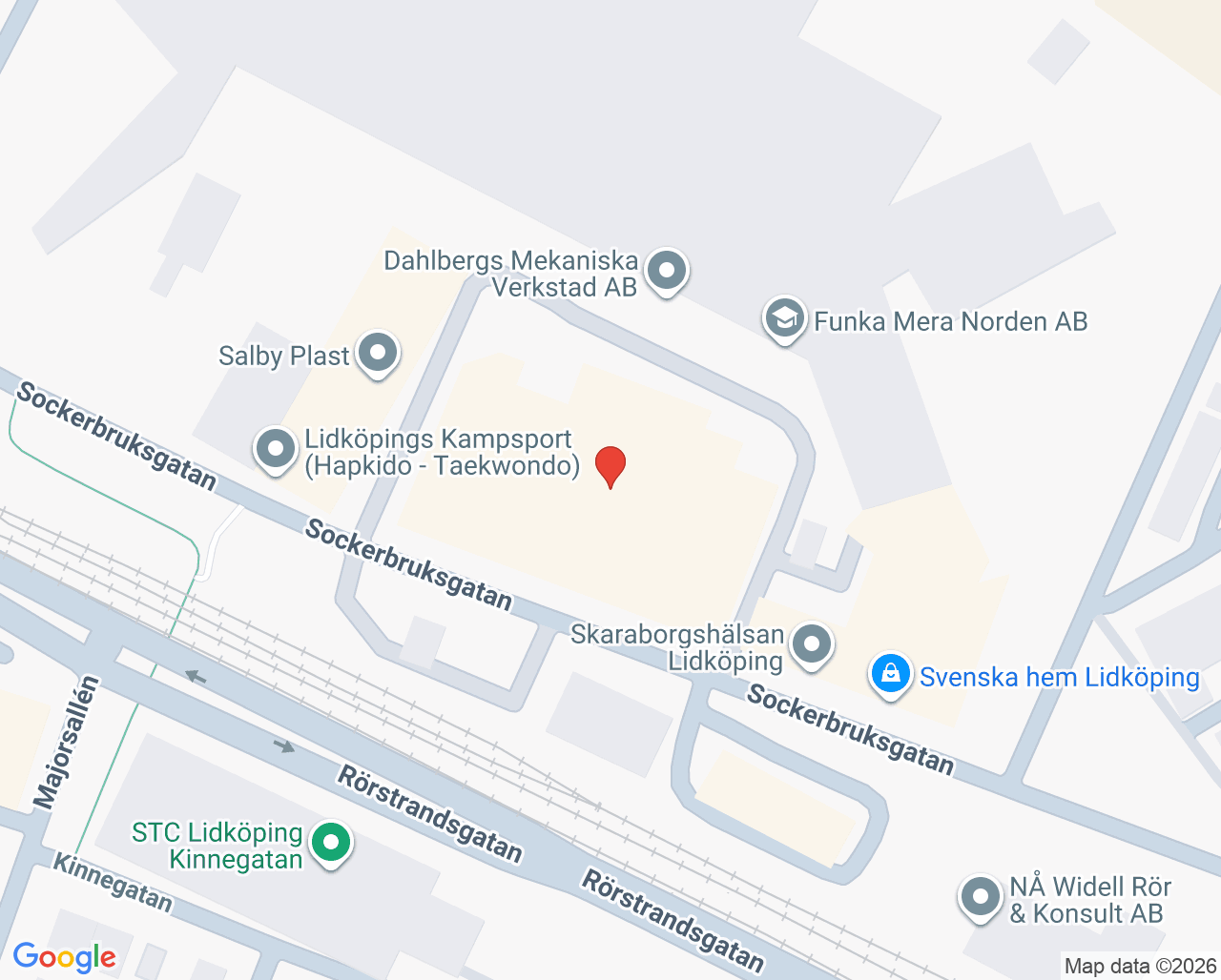 Karta till Elitträning