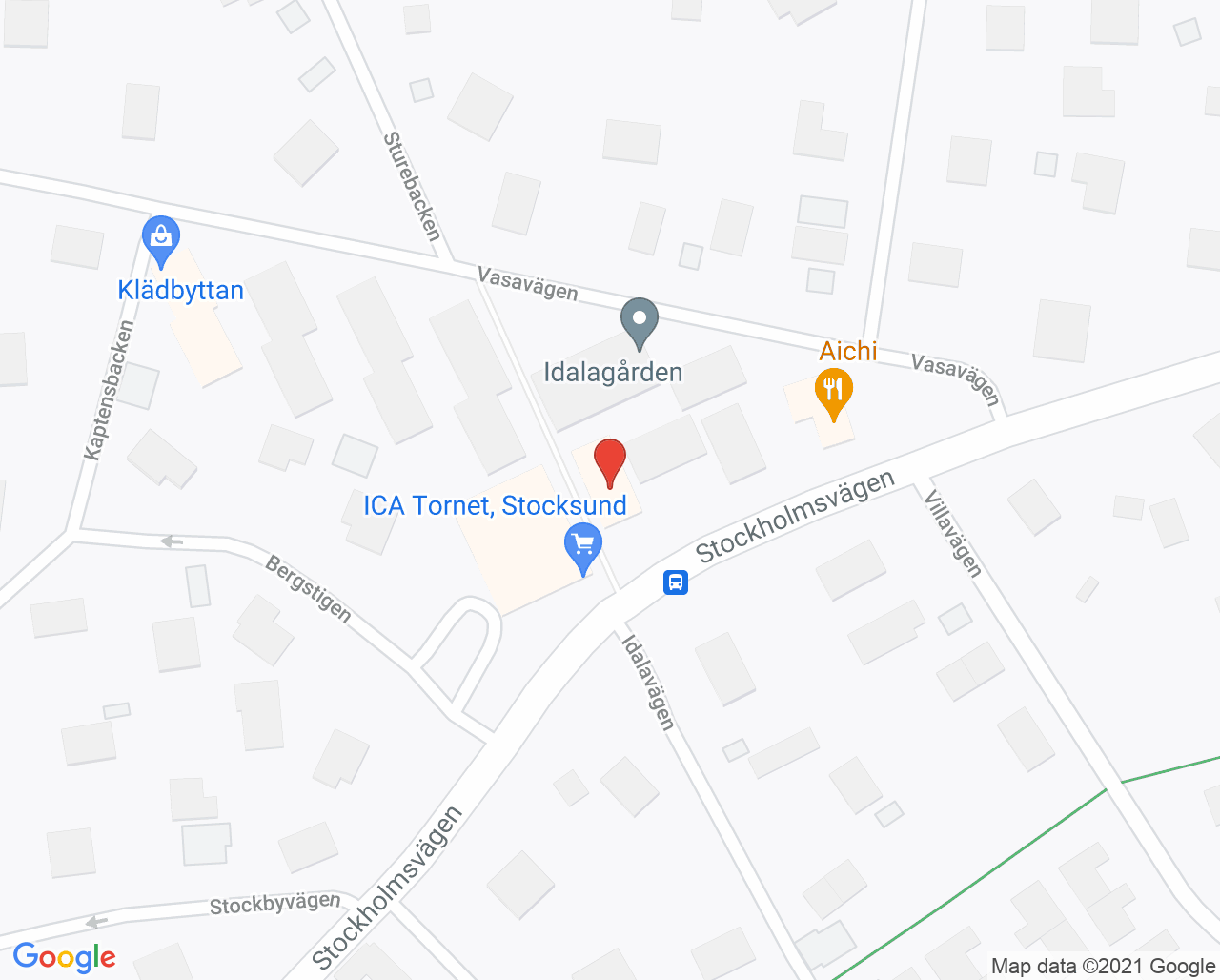 Karta till Allmäntandläkare Isabella Dohlwitz, Danderyd