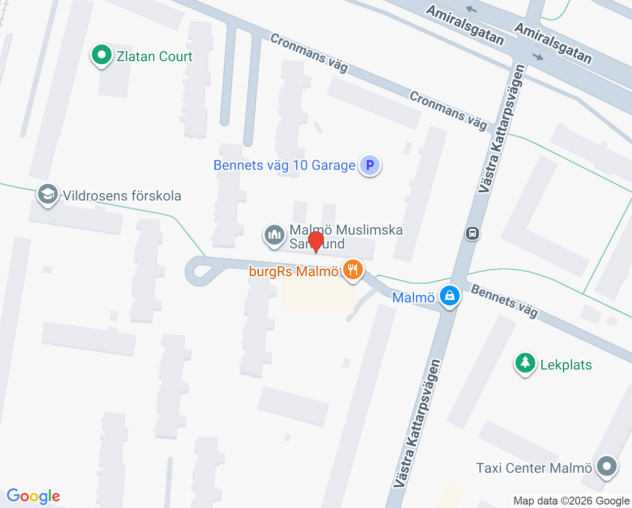 Karta till Barnavårdscentralen Sesam