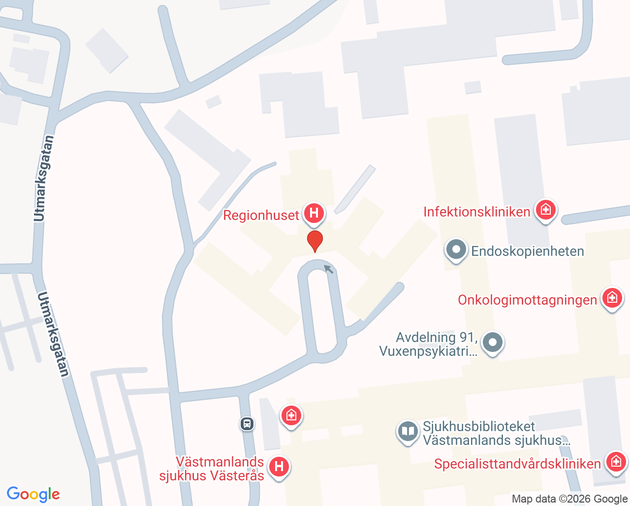 Karta till Patientnämndens kansli