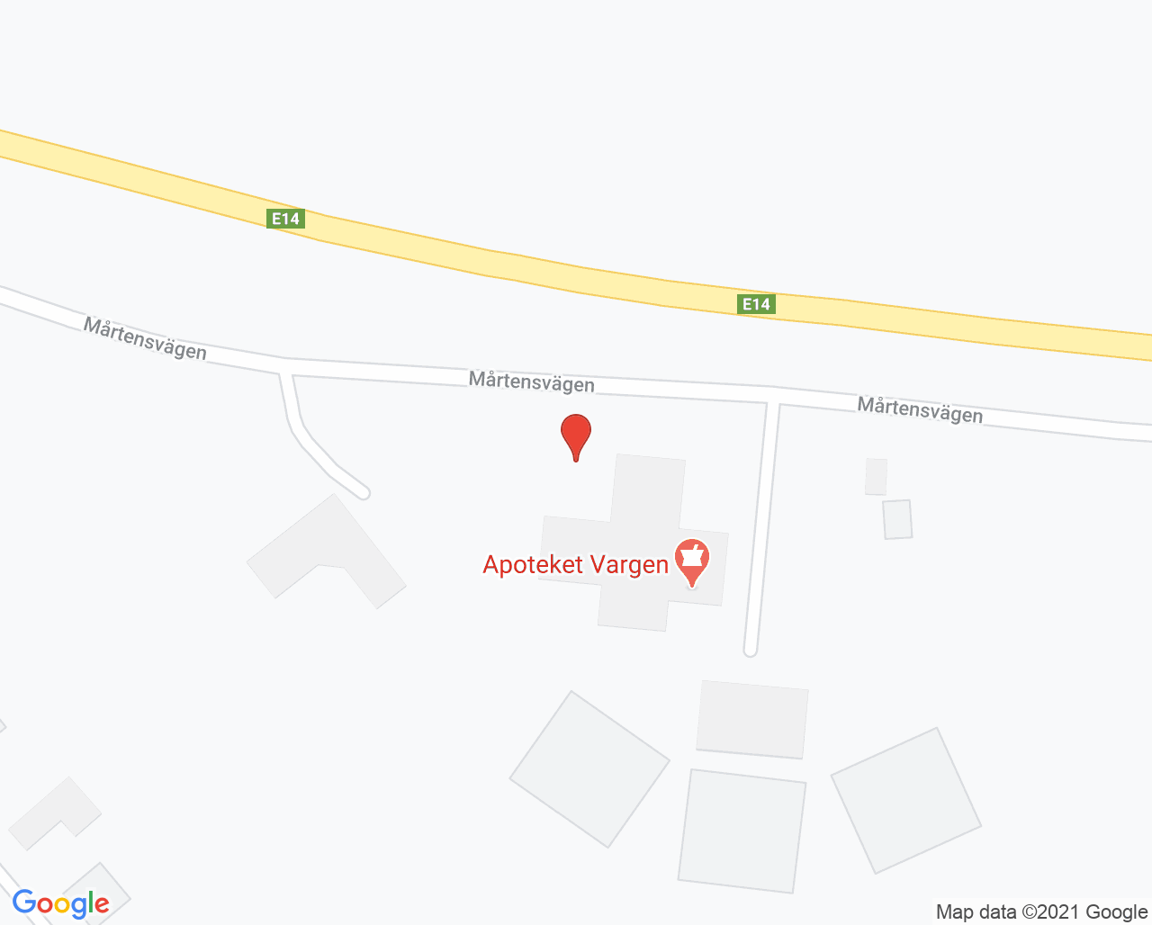 Karta till Vårdcentralen Fränsta