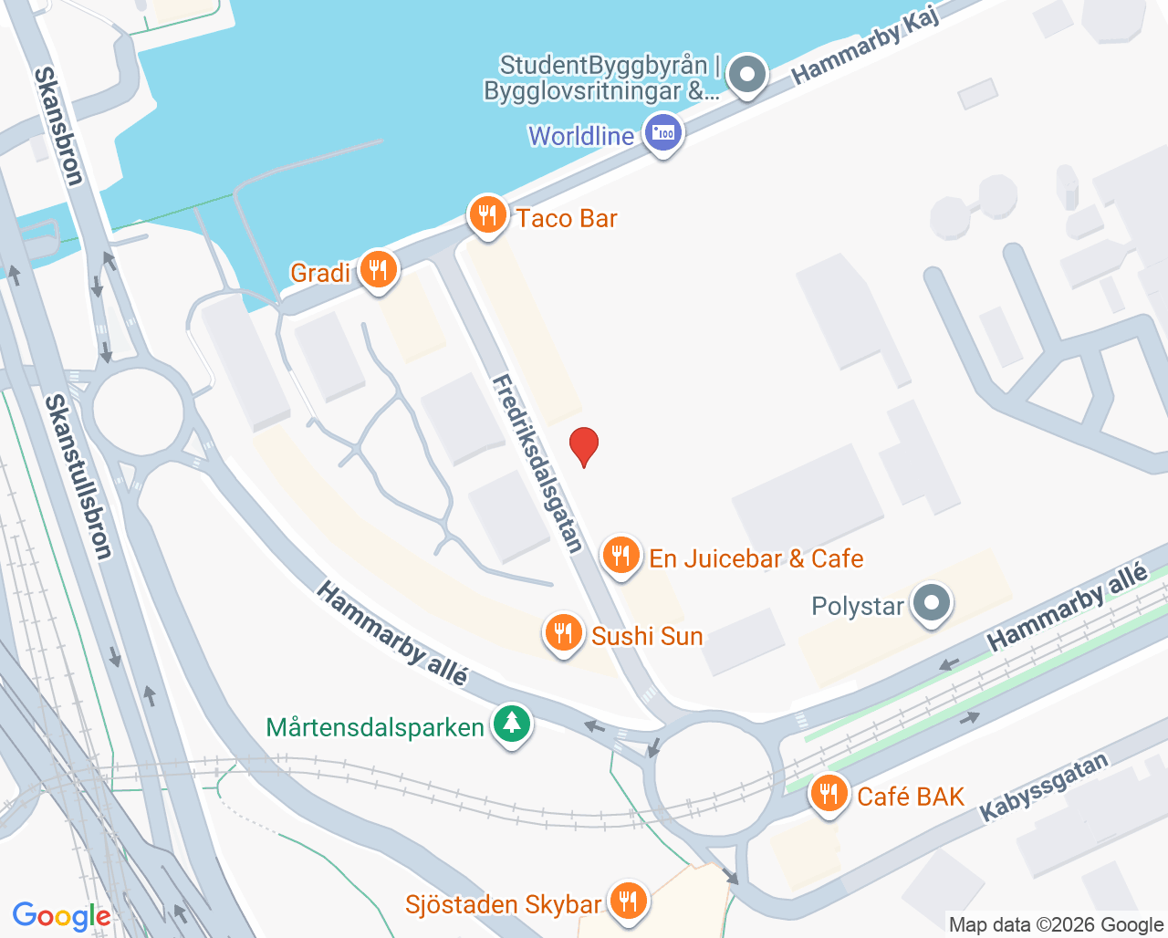 Karta till Plastikkirurgen Stockholm