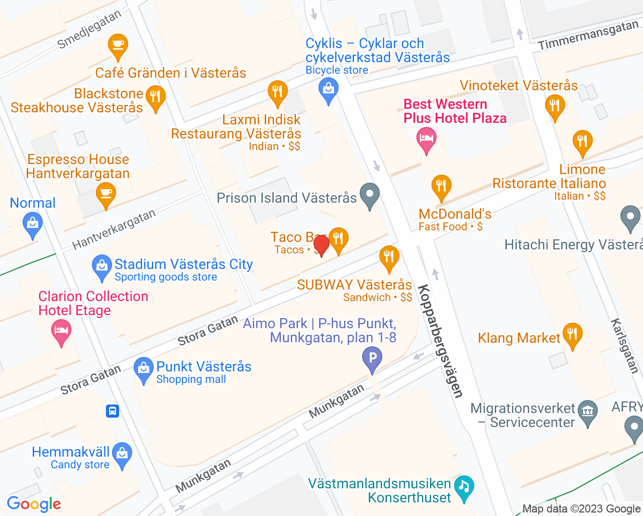Karta till DR SMILE Västerås