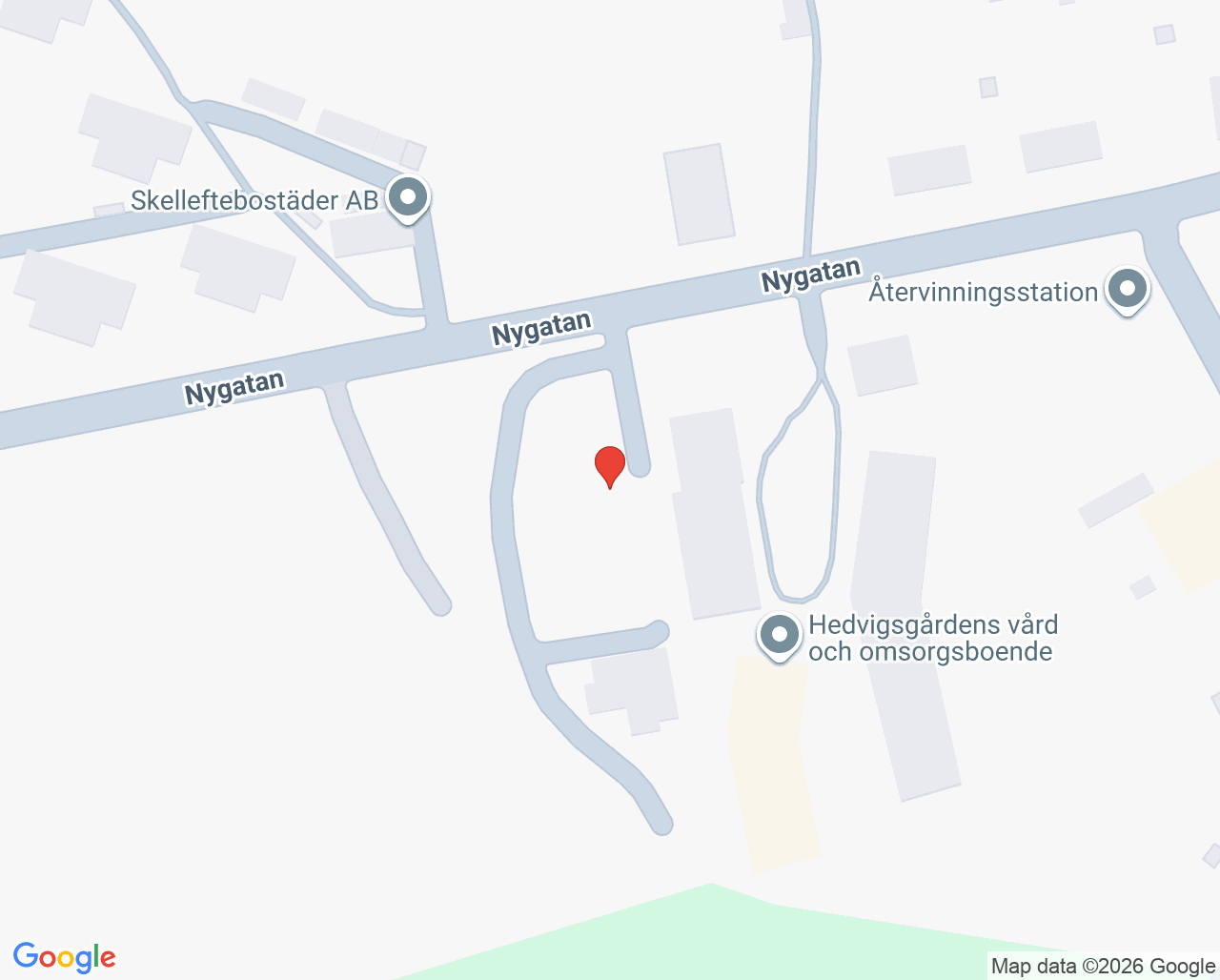 Karta till Kåge hälsocentral