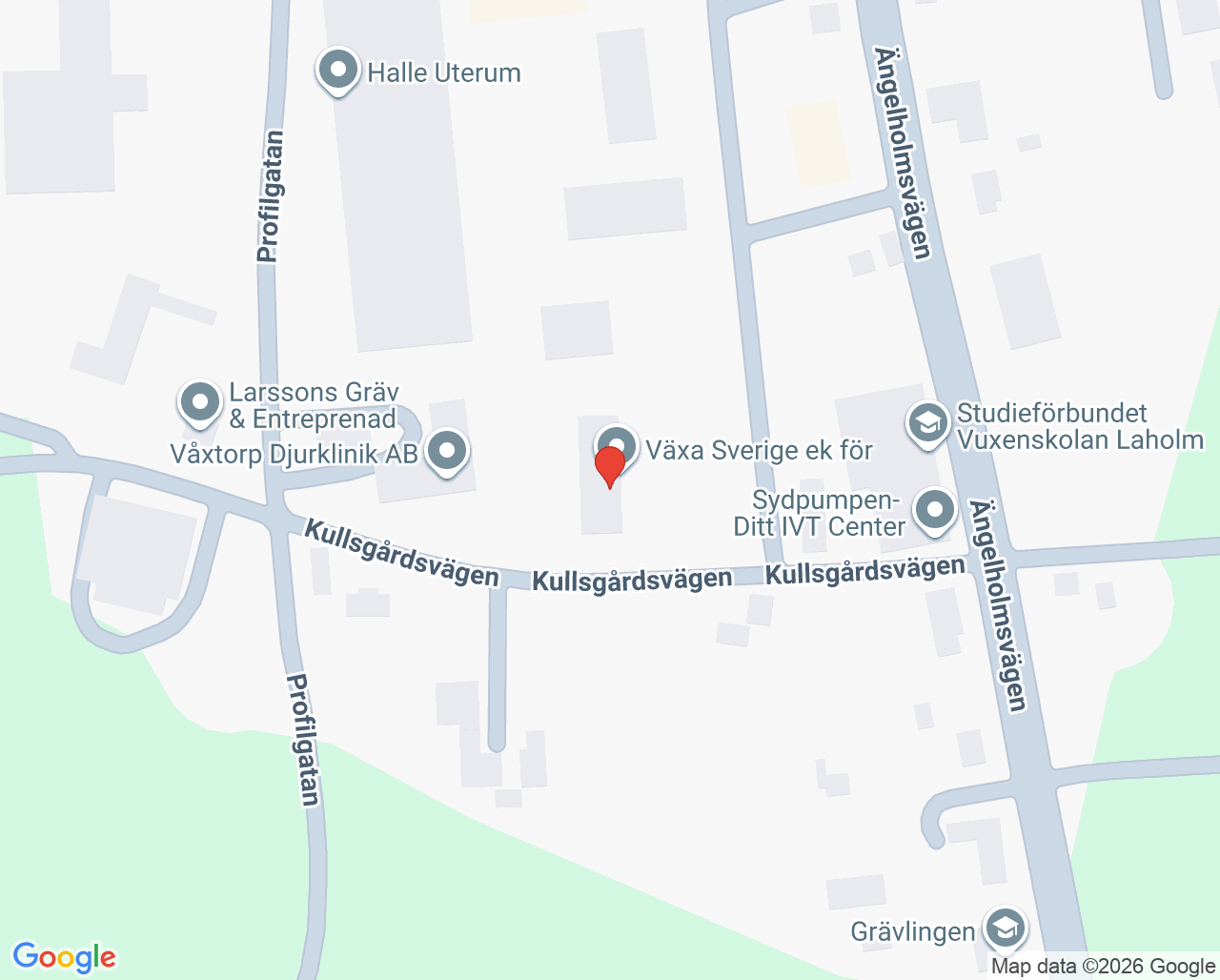 Karta till Undersköterskemottagningen Laholmshälsan, Laholm