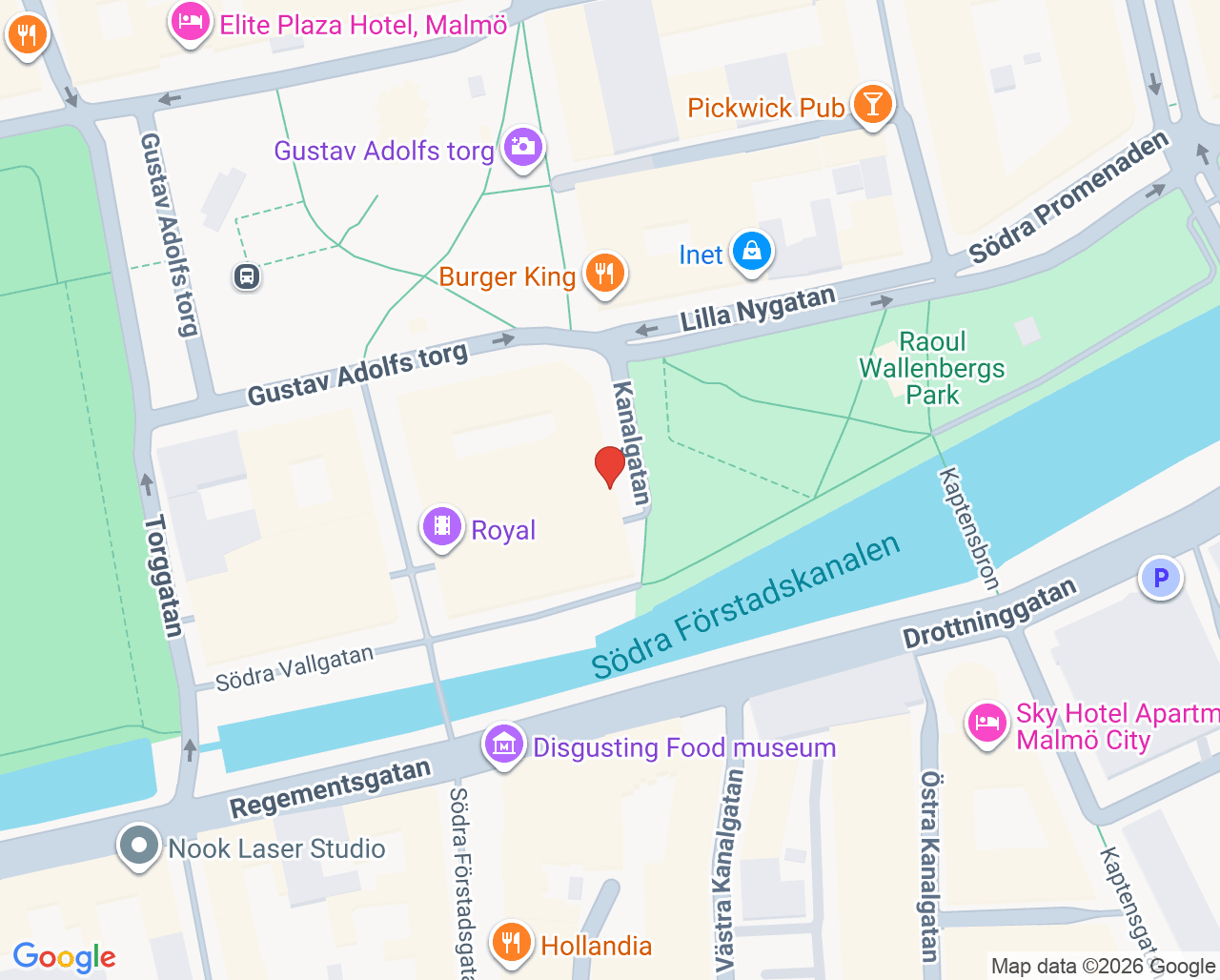 Karta till Malmögapet