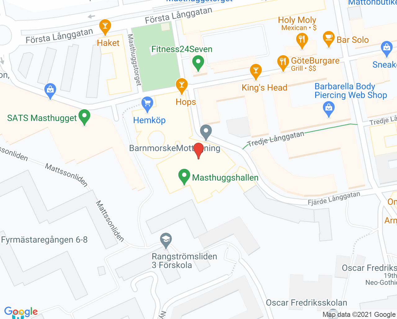 Karta till Sexualmedicinskt centrum