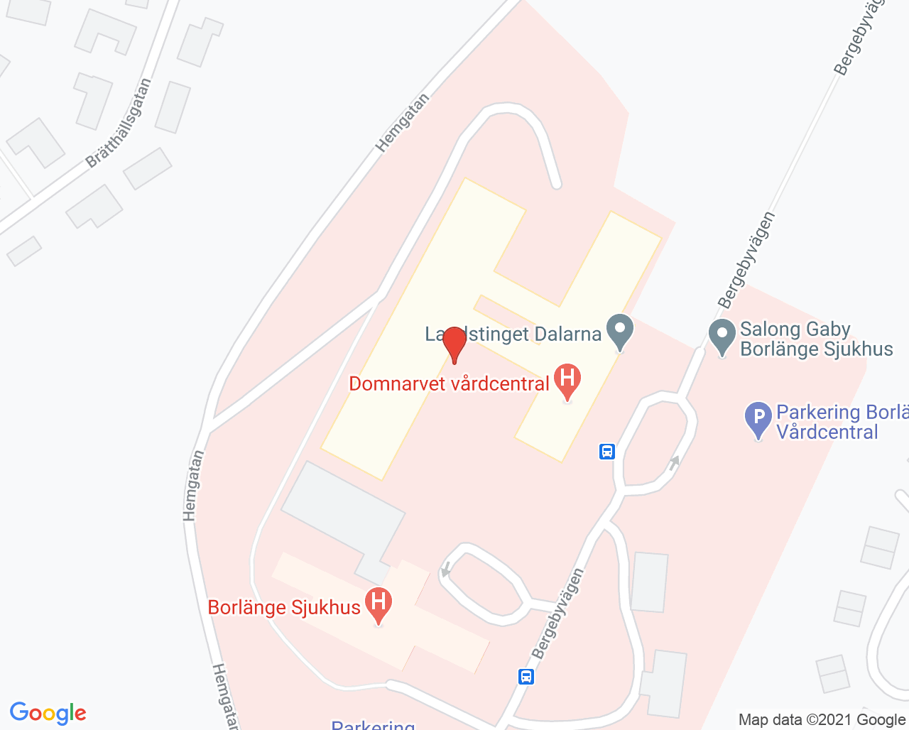 Karta till Hudbehandling Borlänge