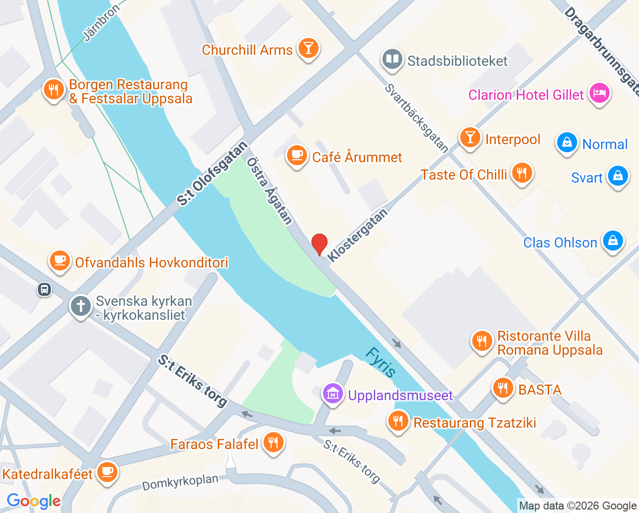 Karta till Åpraktiken