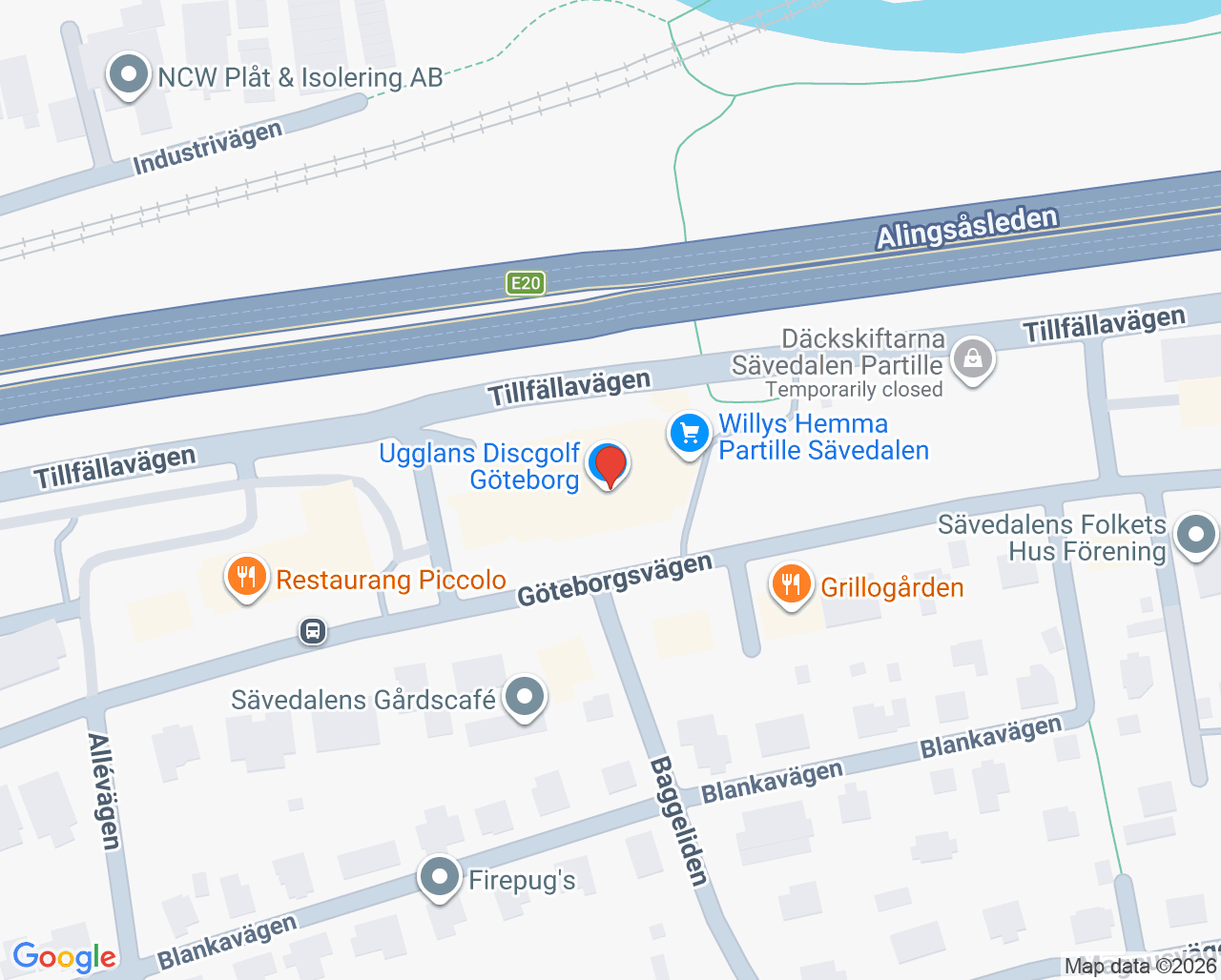 Karta till Sävedalens Tandvård
