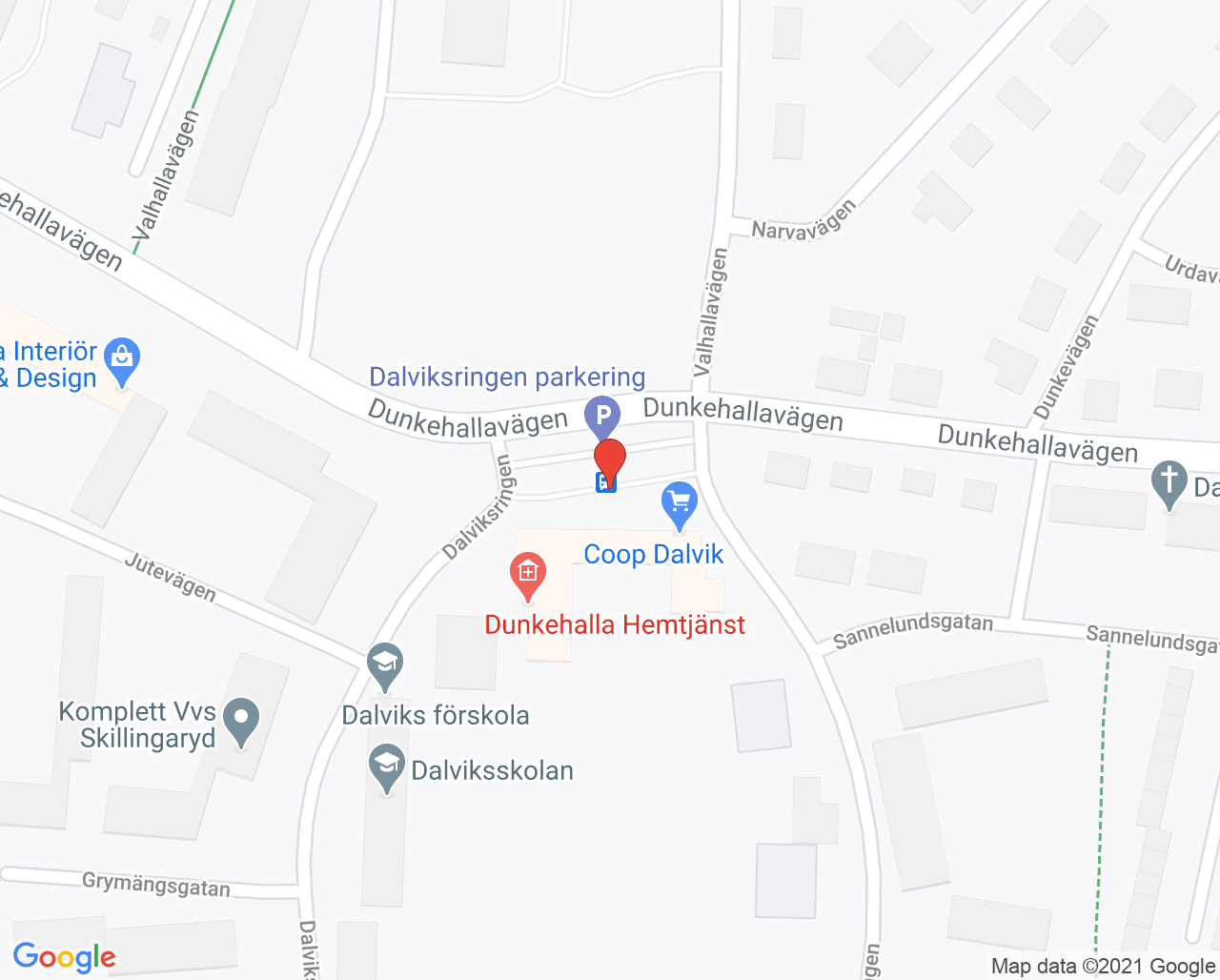 Karta till Barnhälsovården Dalvik