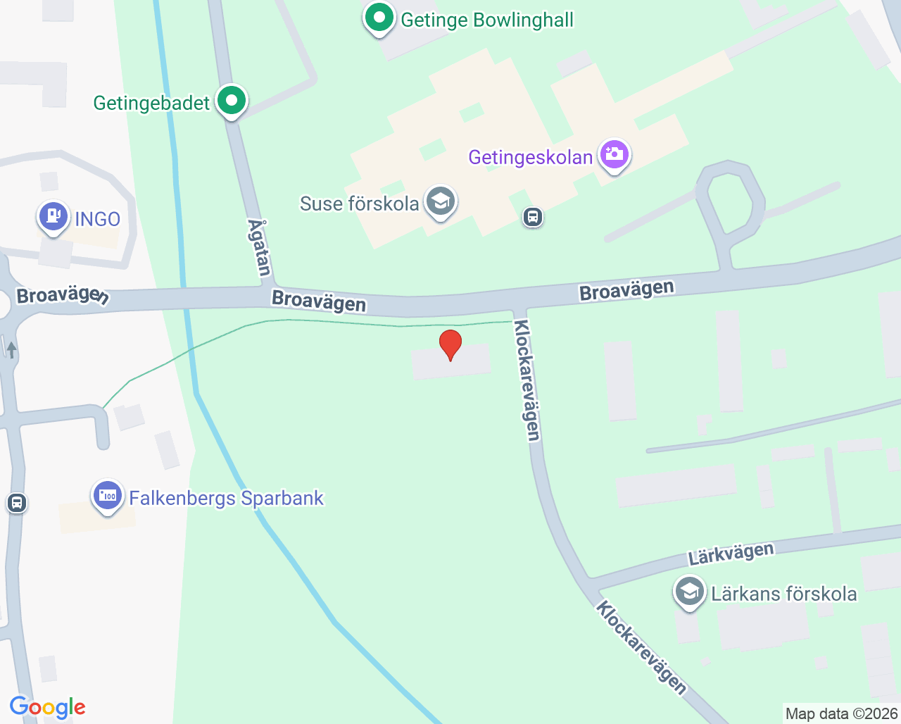 Karta till Folktandvården Getinge