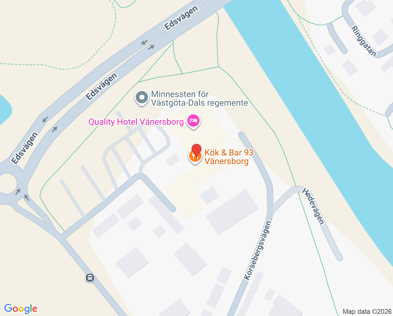 Karta till MP Fysio Quality, Vänersborg