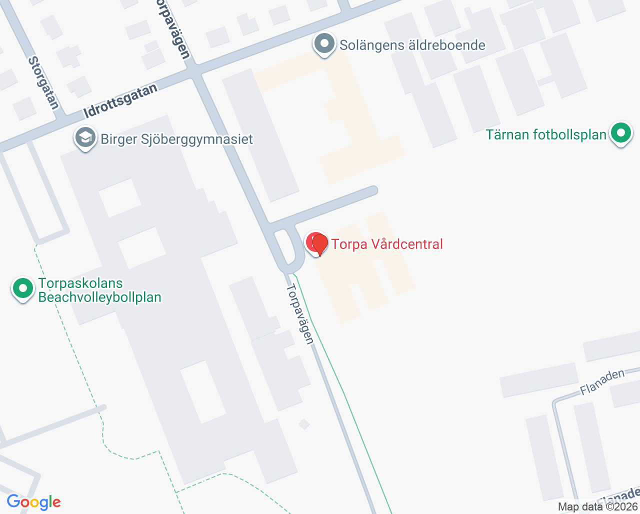 Karta till Medpro Clinic Brålanda-Torpa Vårdcentral