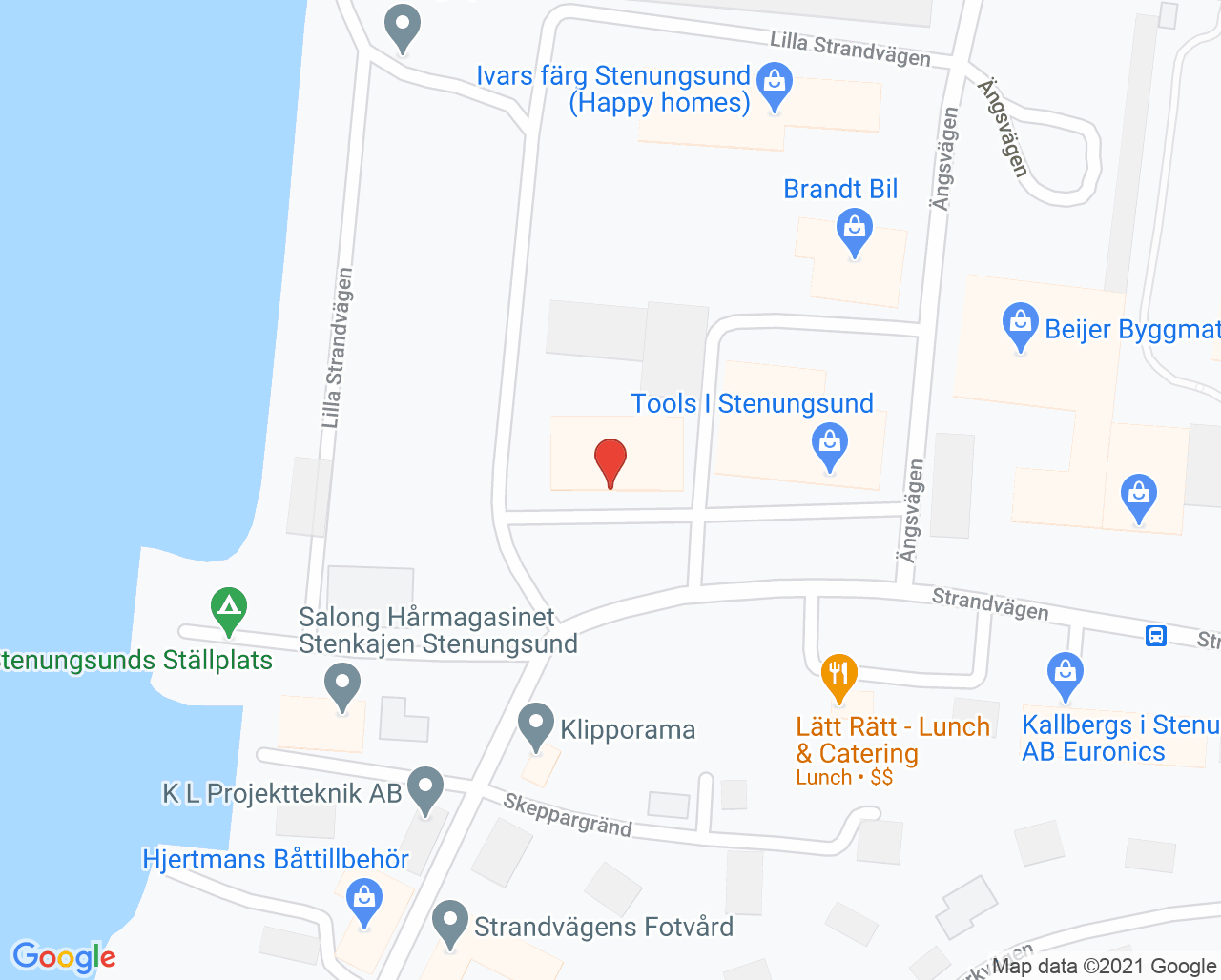 Karta till Tandläkarna Hjelm